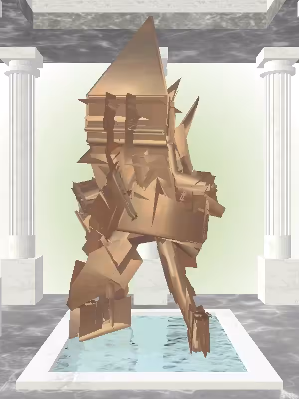 HeavenComputer: The Kicking Old Bronze Woman #624