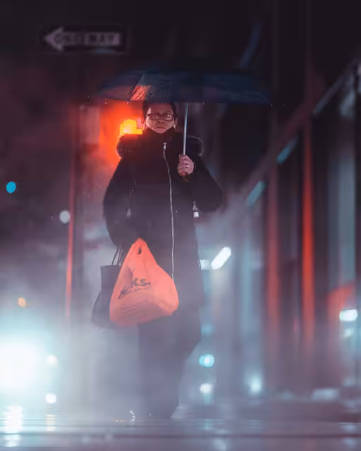 Braving the storm - People of NYC #19