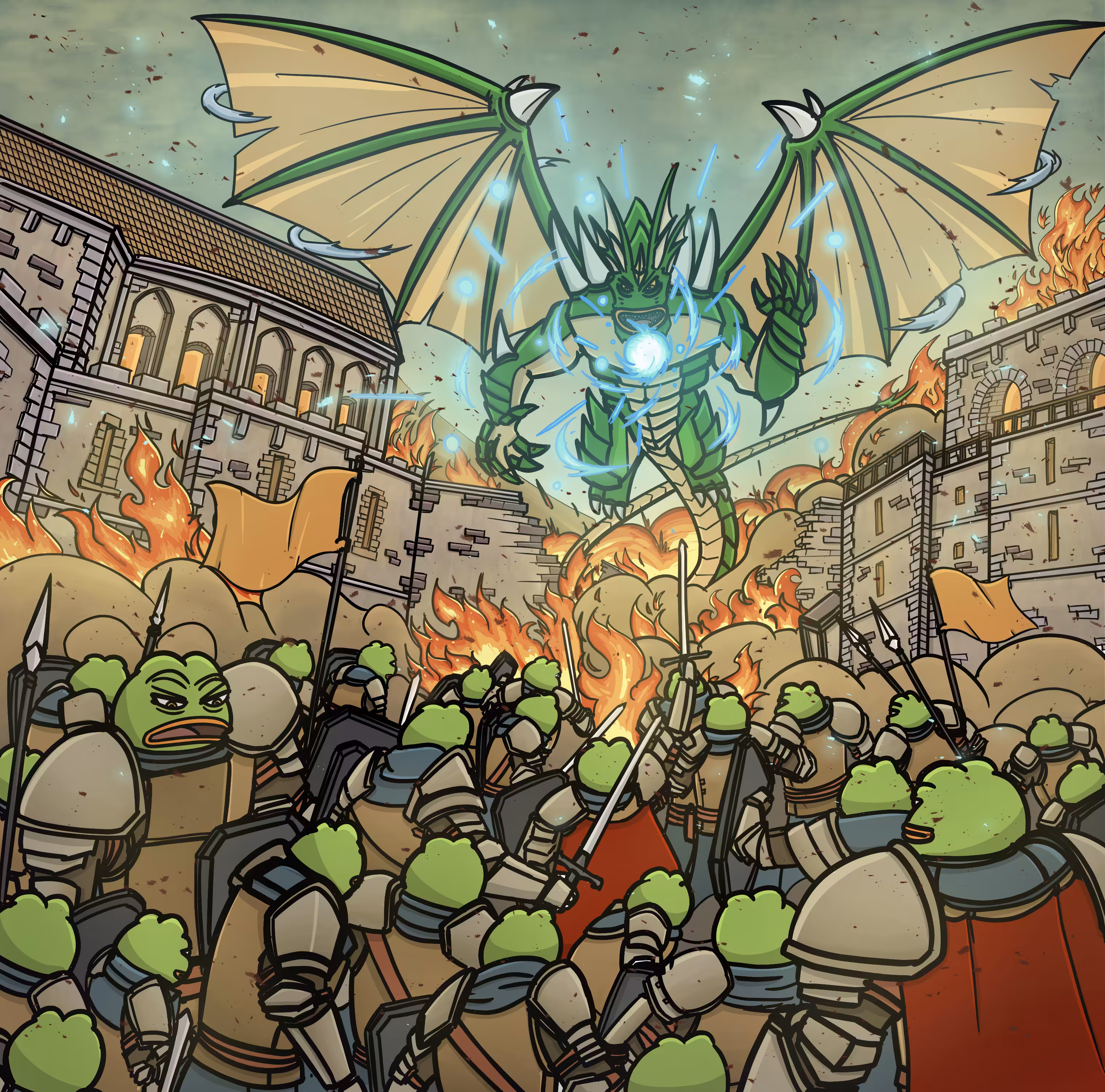 ฺBattle of The Last Pepe Dragon.