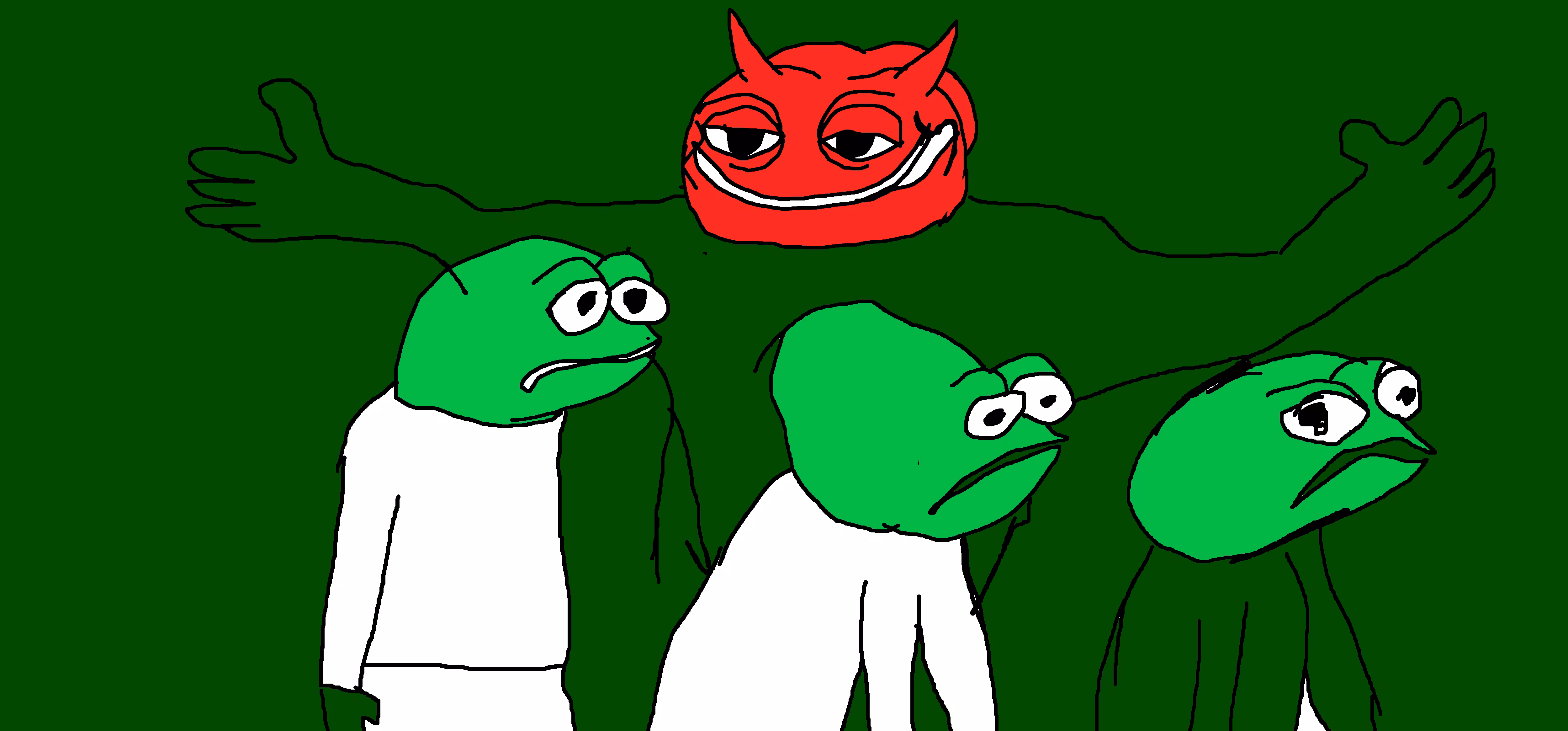 some pepes they are go hell