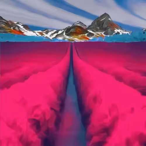 Generated Glitch Landscapes: Generated Glitch Landscape #65