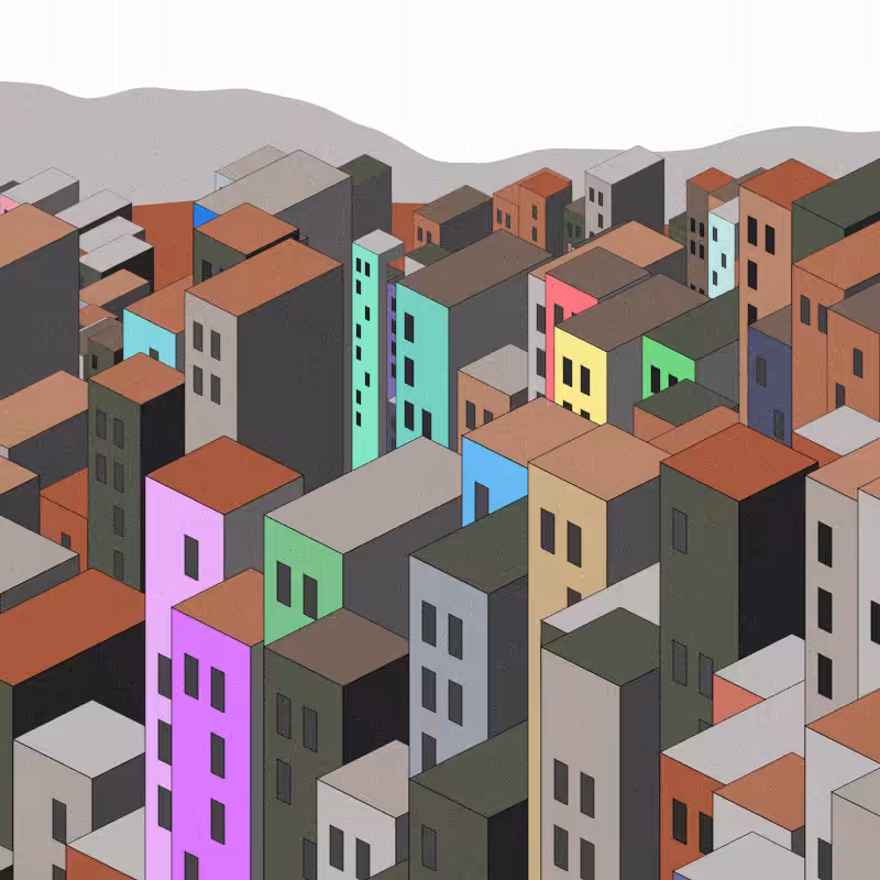 Coloured City #118