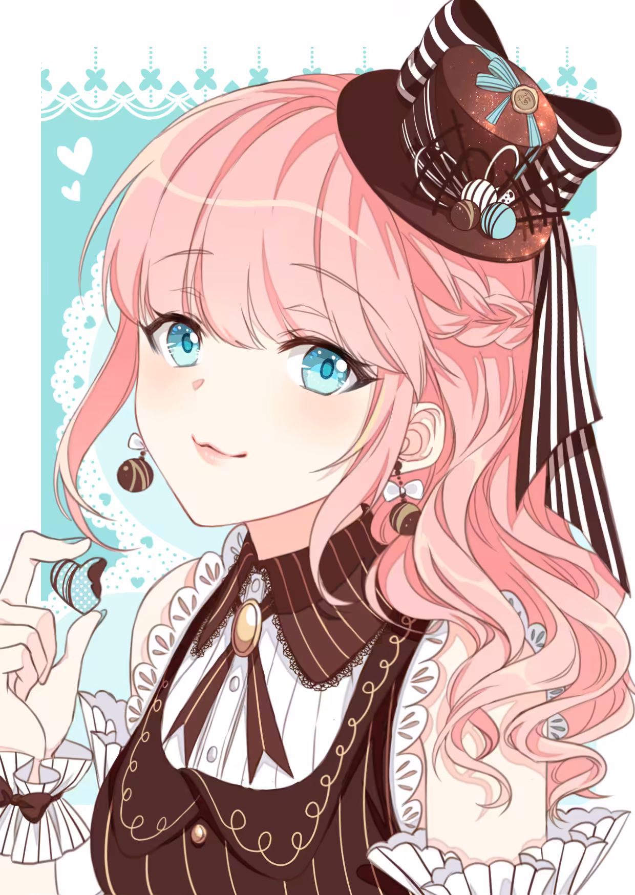 #012 Lolita girl with chocolate mint