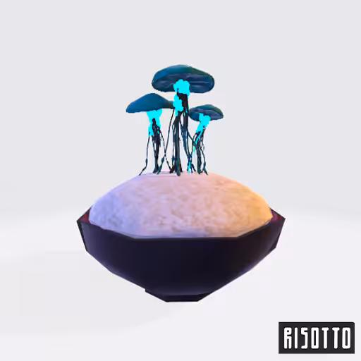 Risotto badge 3D