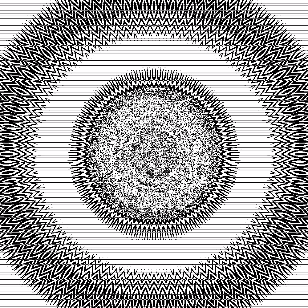 Circle and Pulses #18