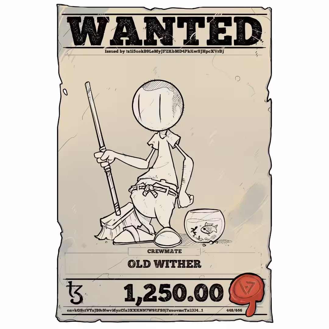 OLD WITHER | TEZOS PIRATE 448/666