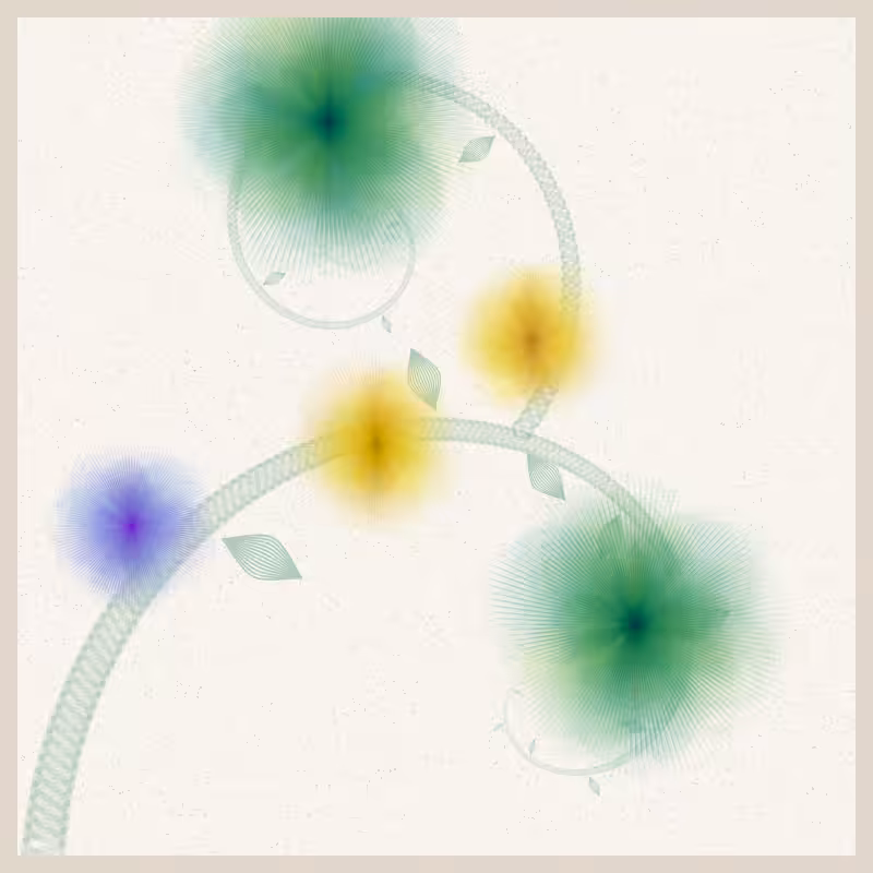 Fairy flower pattern #101