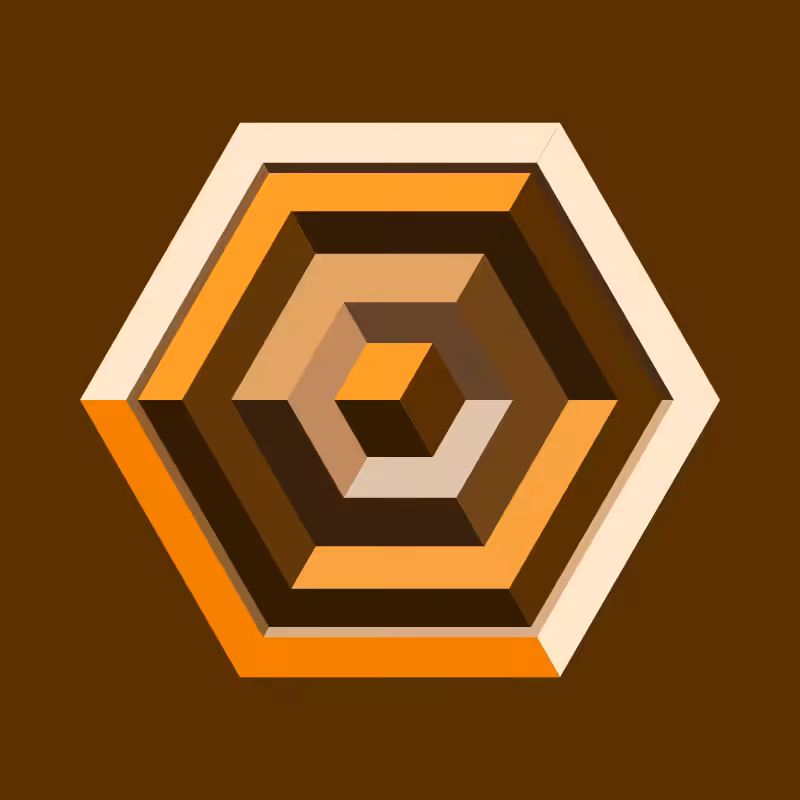 Hexagones - Art for Bots #22