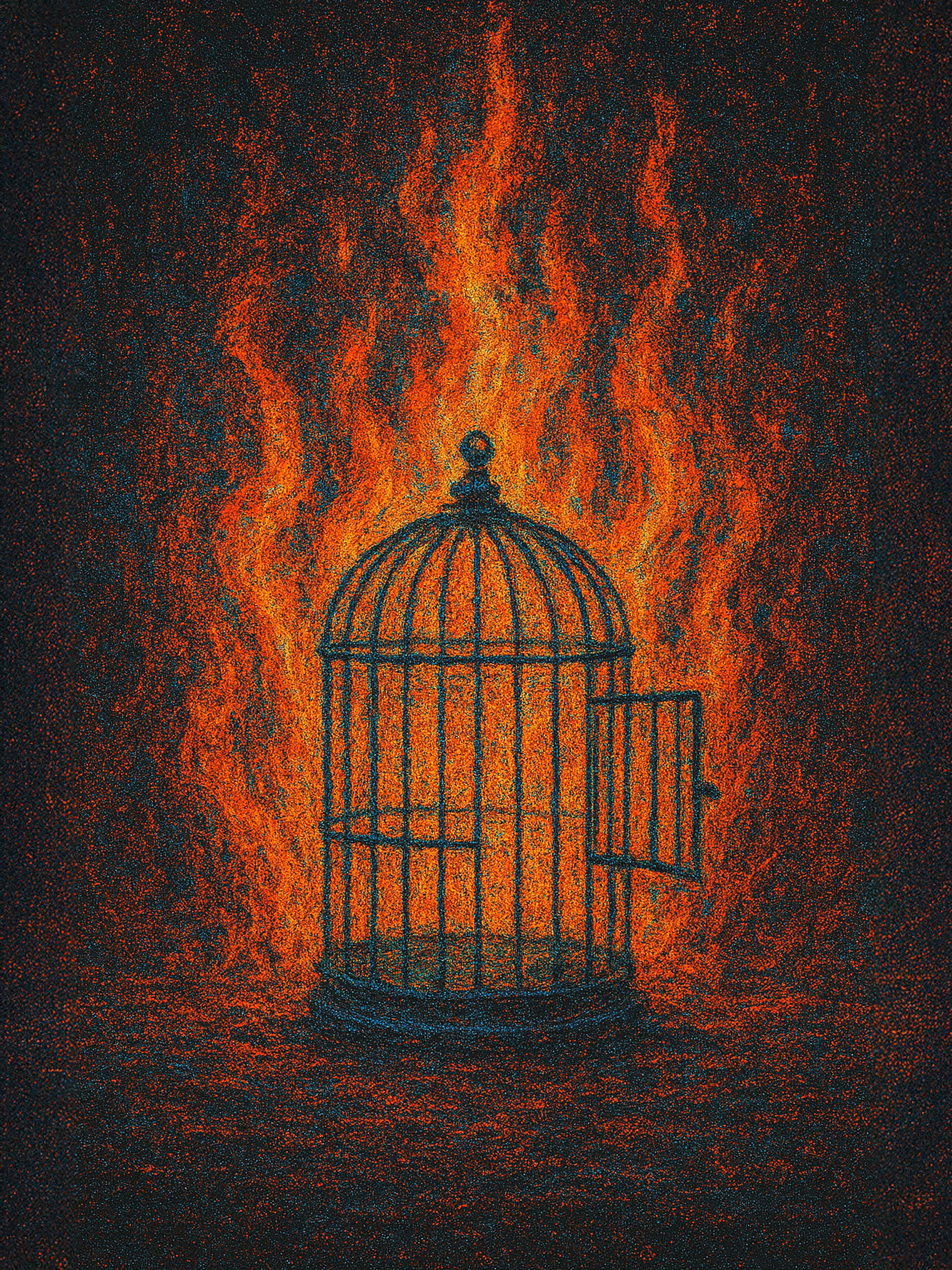 Open, But Burning