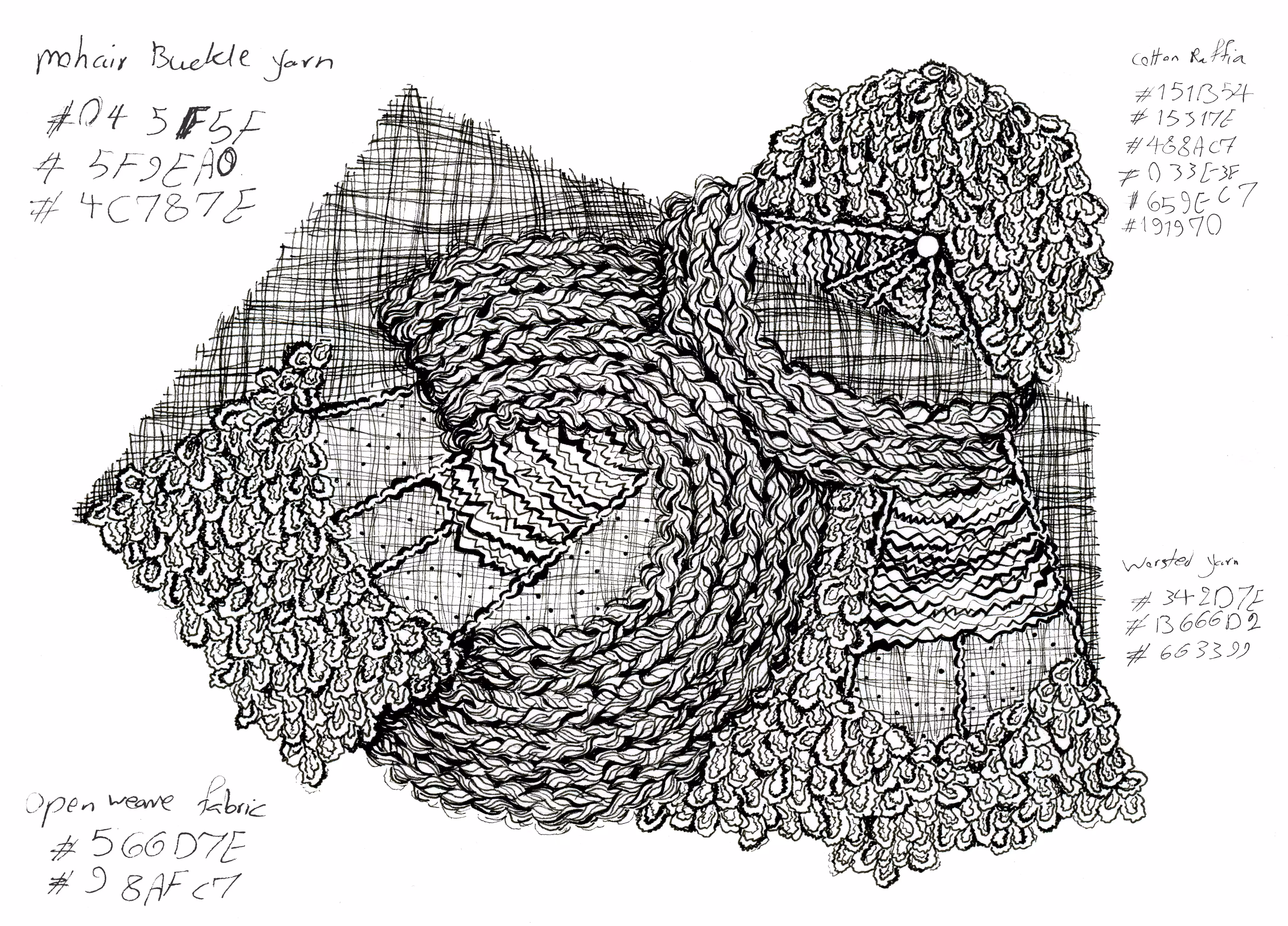 Woven sketch V