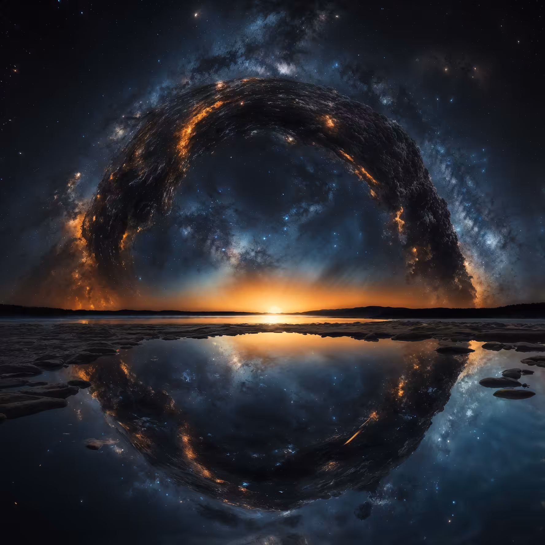 Celestial Visions: "Nebula Rainbow"