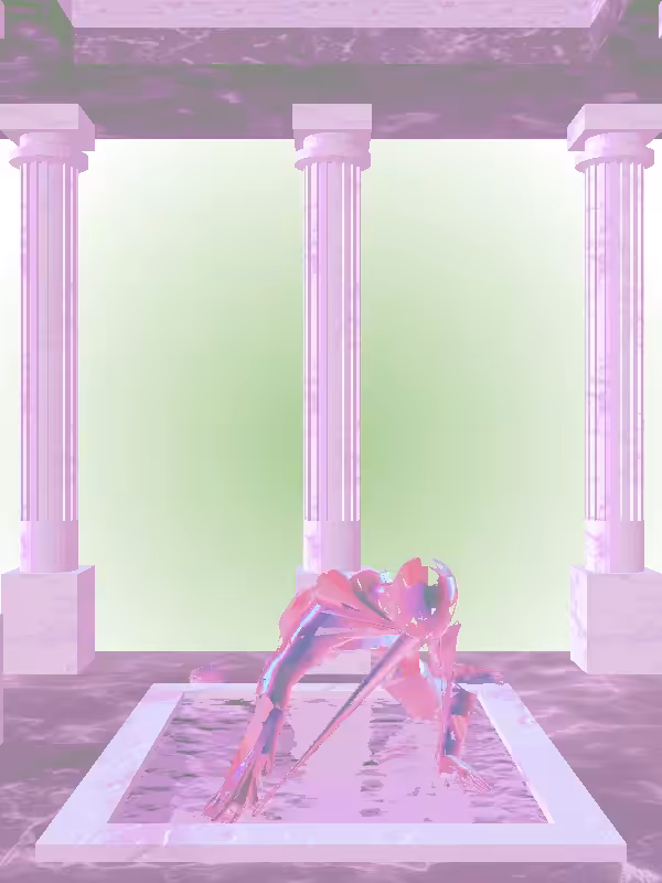 HeavenComputer: The Rising Magnetic Magenta Woman #3921