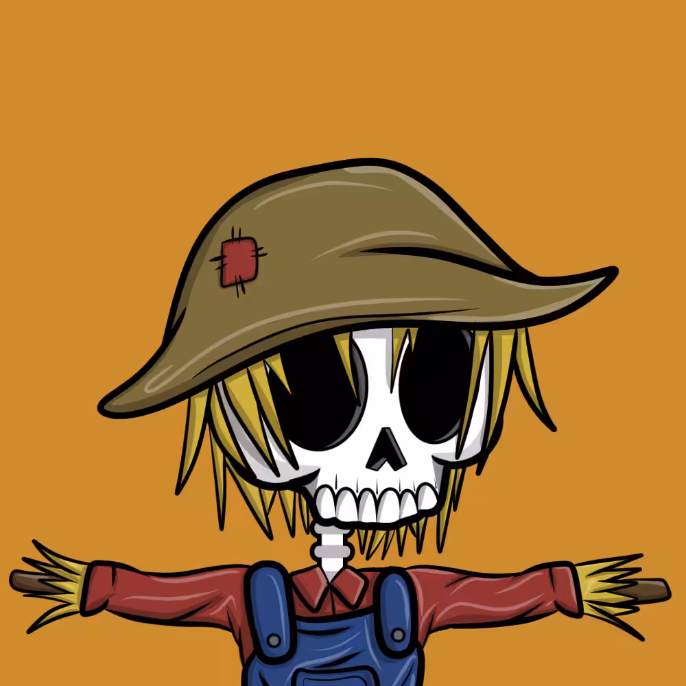 Edgar The Skeleton - Scarecrow #195