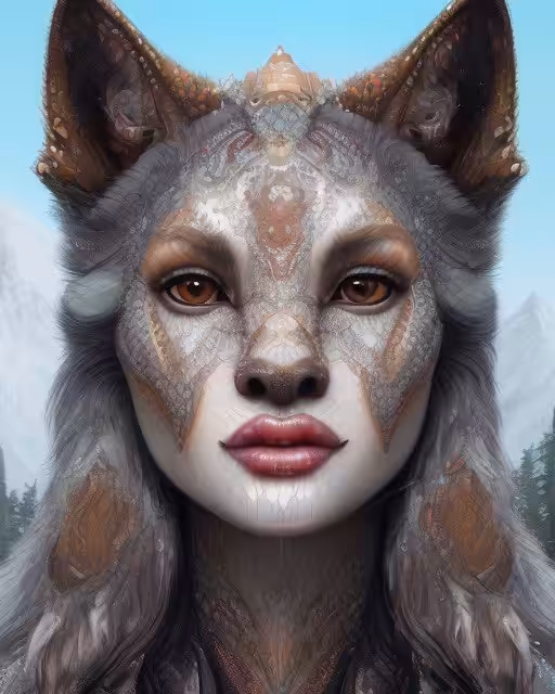 The Elaborate Wolf Woman Goddess 07