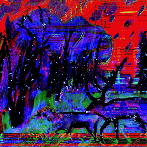 beautiful scenery  : Red and blue dream #1