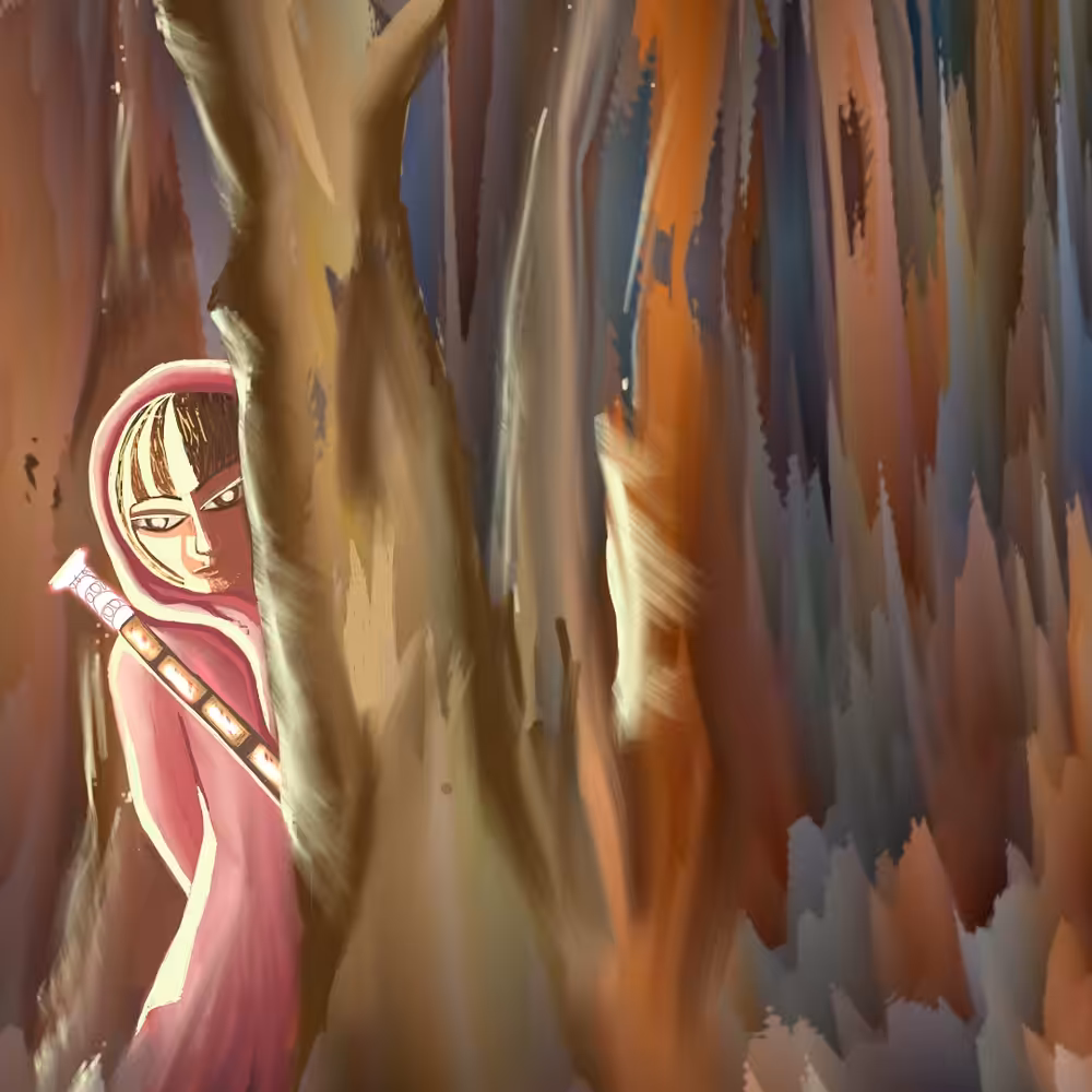 Pink is the new red - waiting for the wolf !