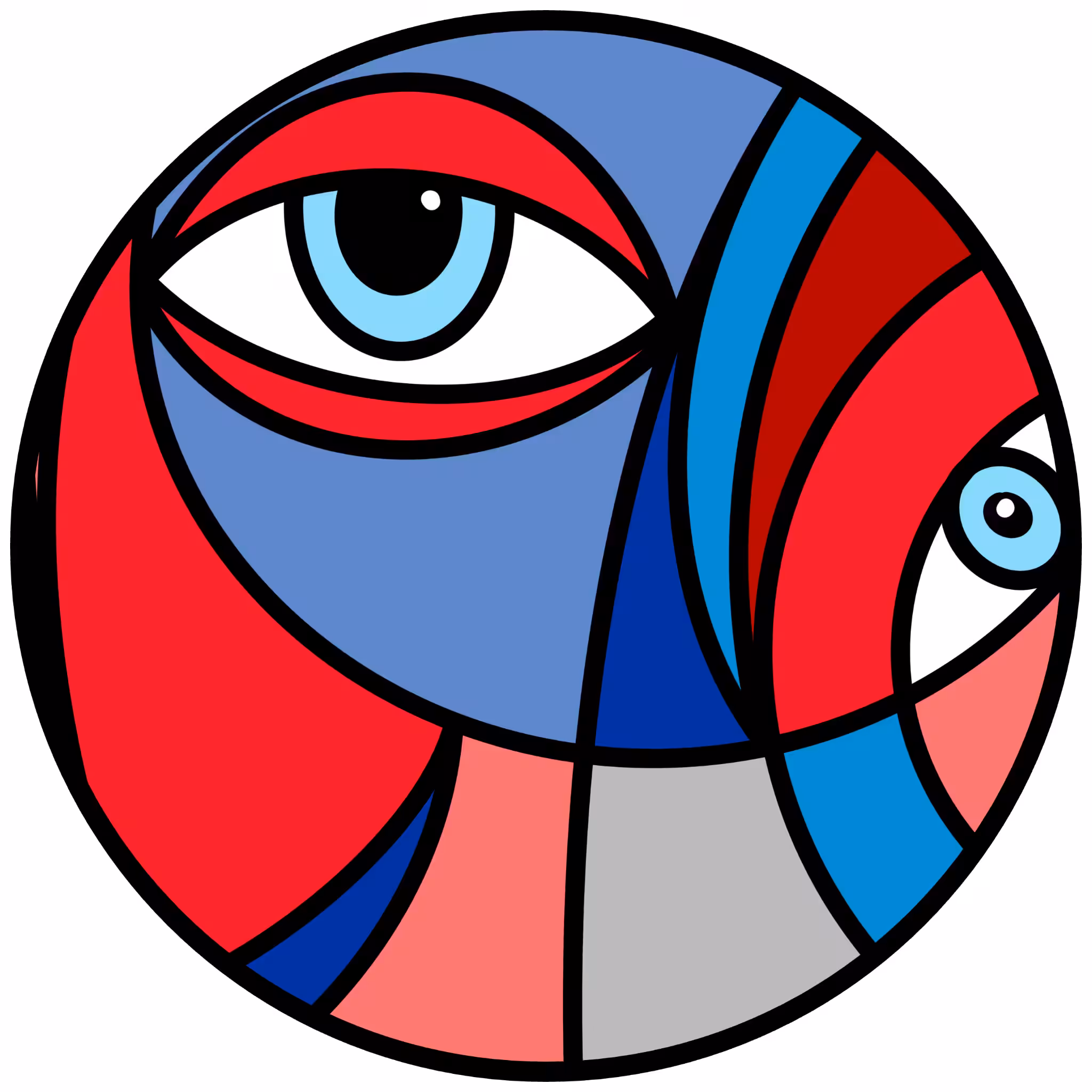 Cubist Circles: Cubist Circle 7