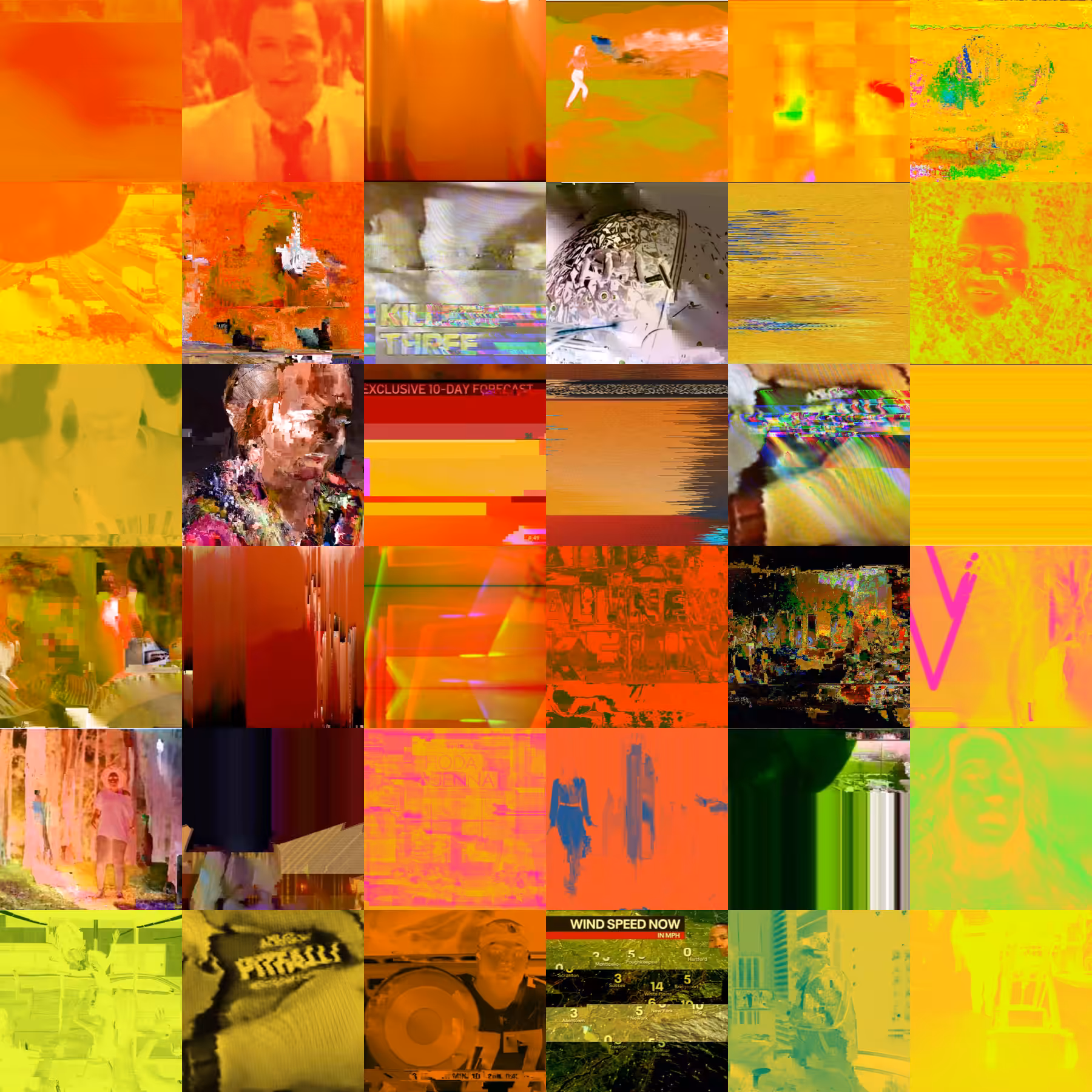 Mini Glitch Quilt Punk 0054