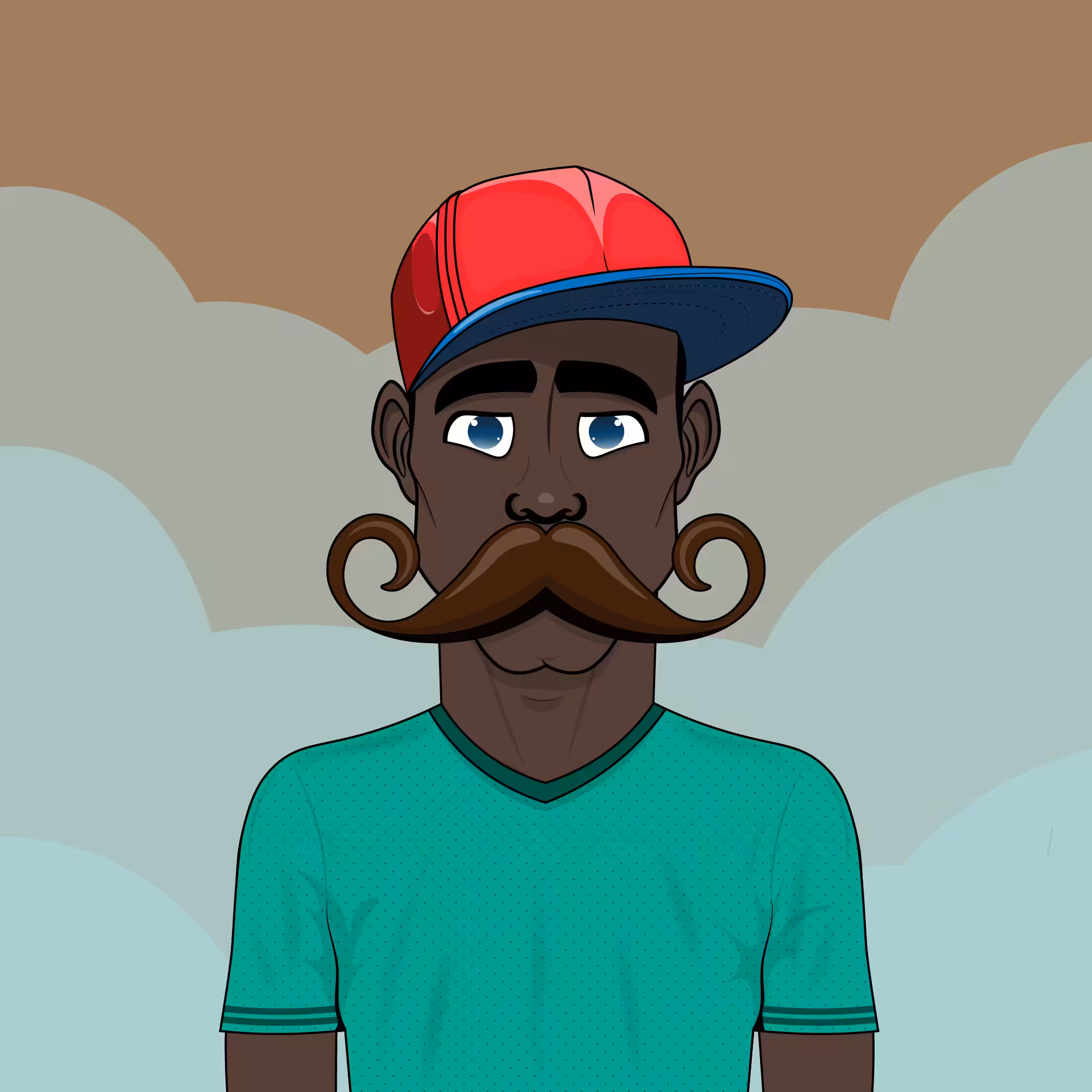 Mustachioed #255