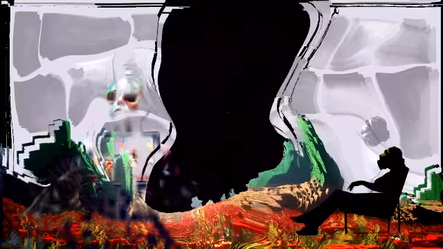 URinRuins-melted door: Through the melted door