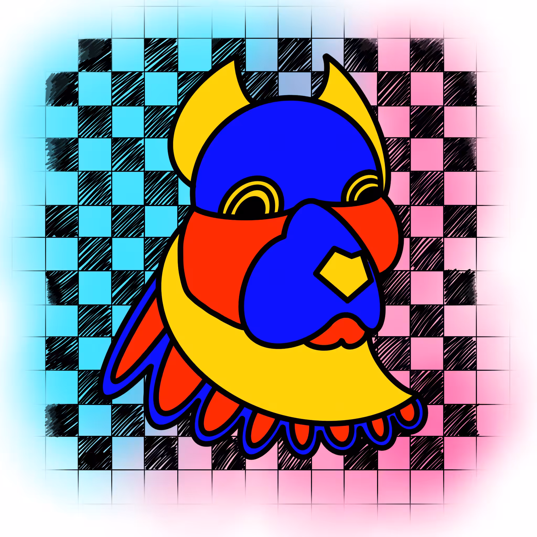 checker cartoon #2