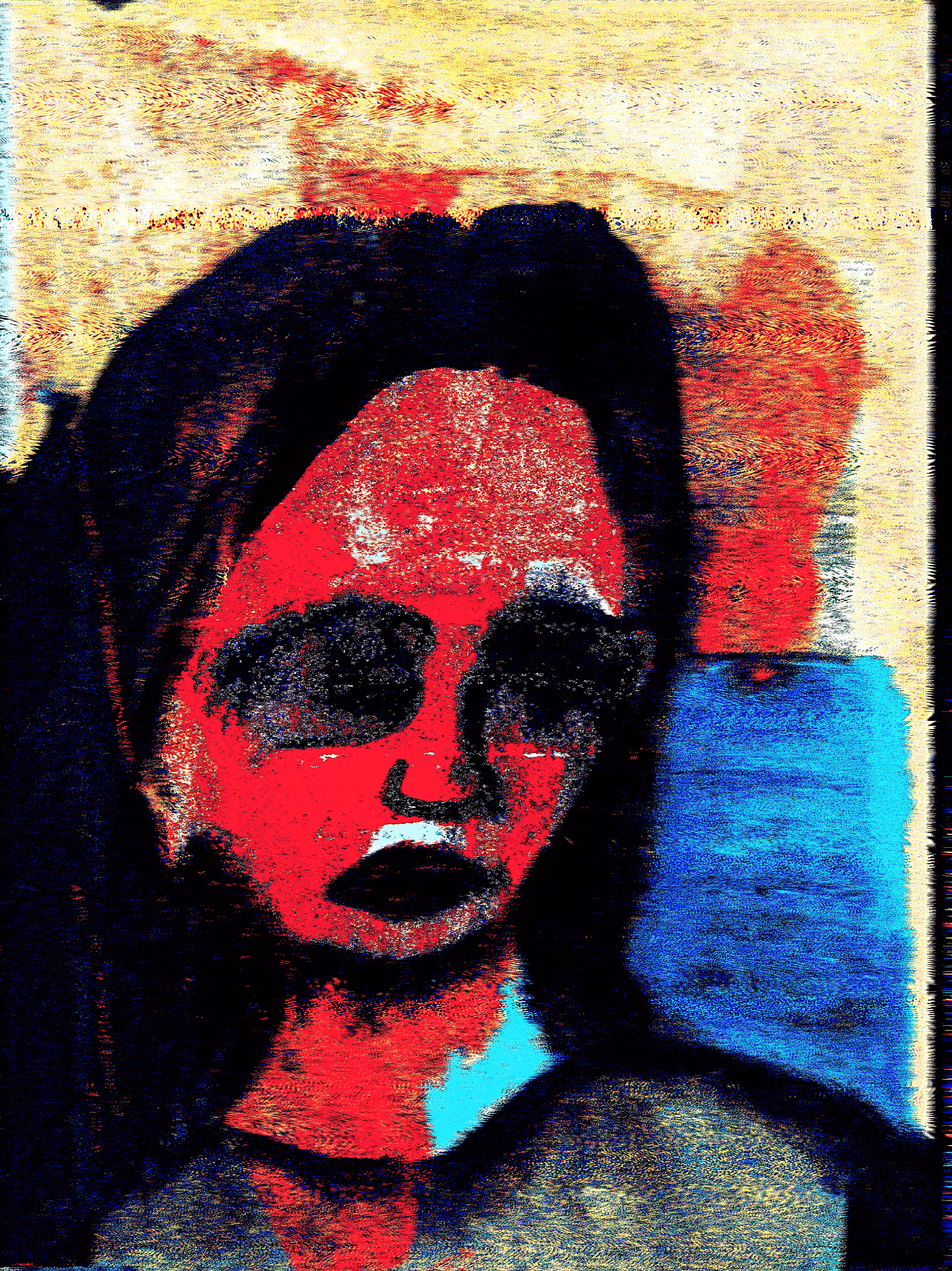 I made a portrait of you on my wall so I can see you whenever I want, but I always feel afraid to tell you
