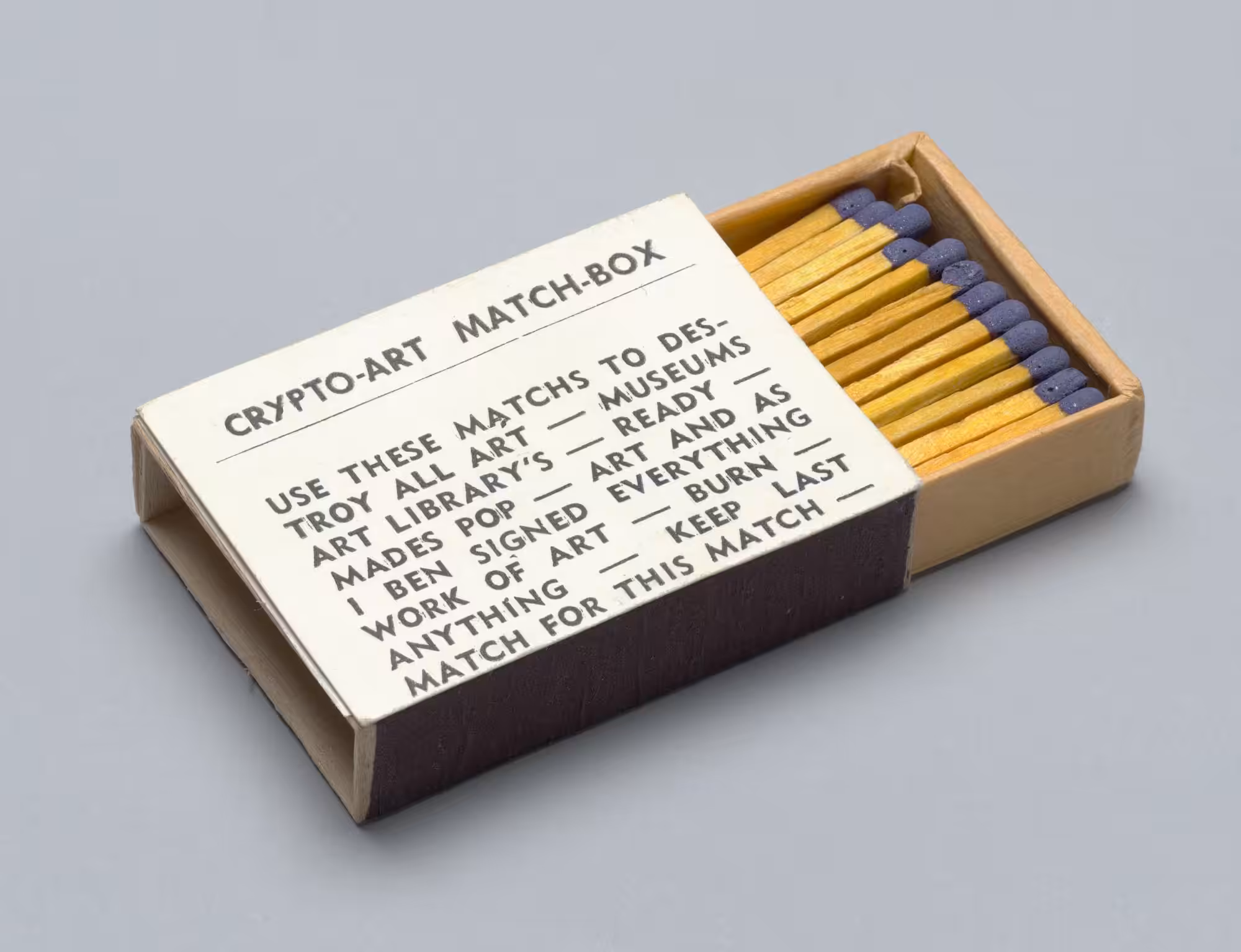 Crypto-art Match-Box