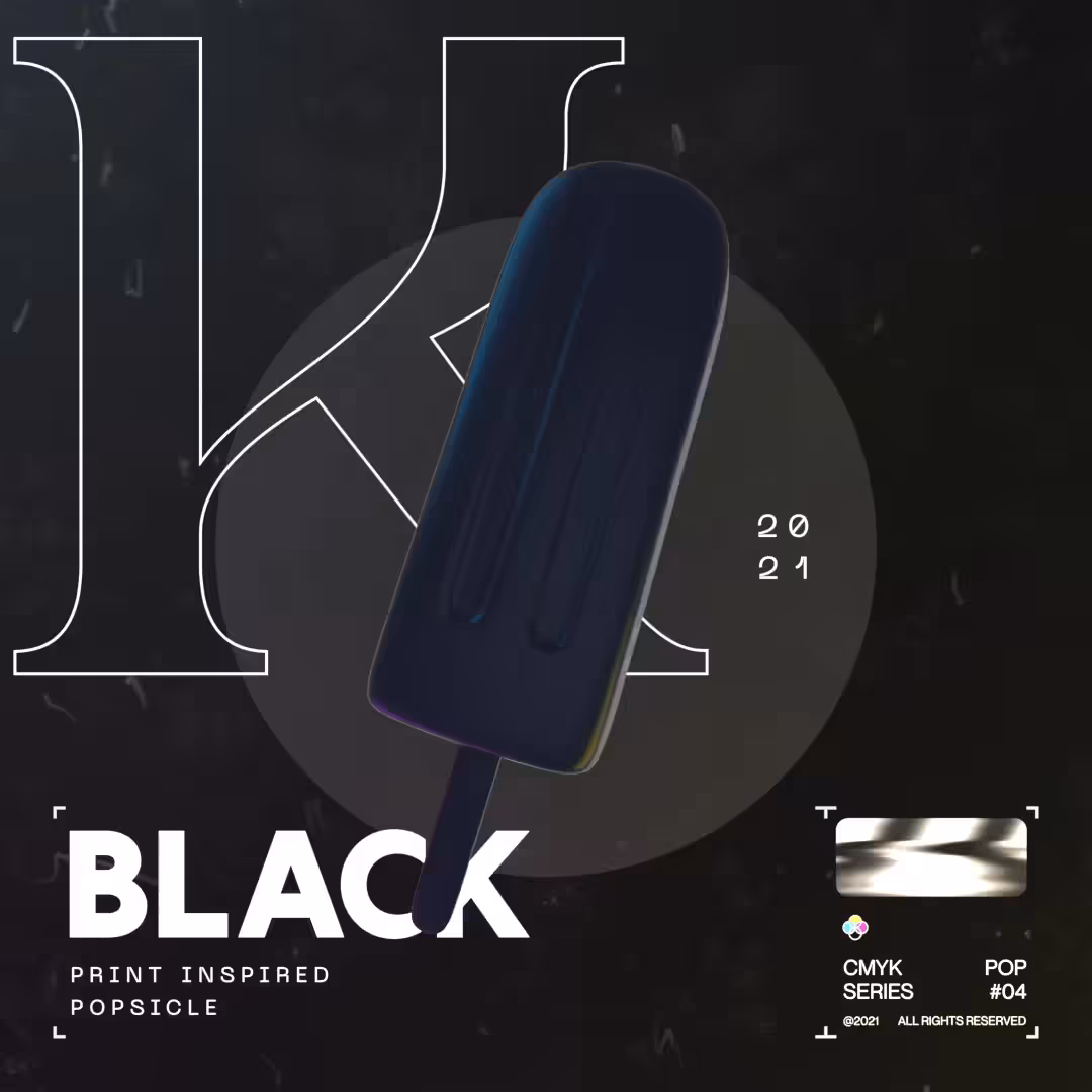 🖤 BLACK - CMYK SERIES Pop #04
