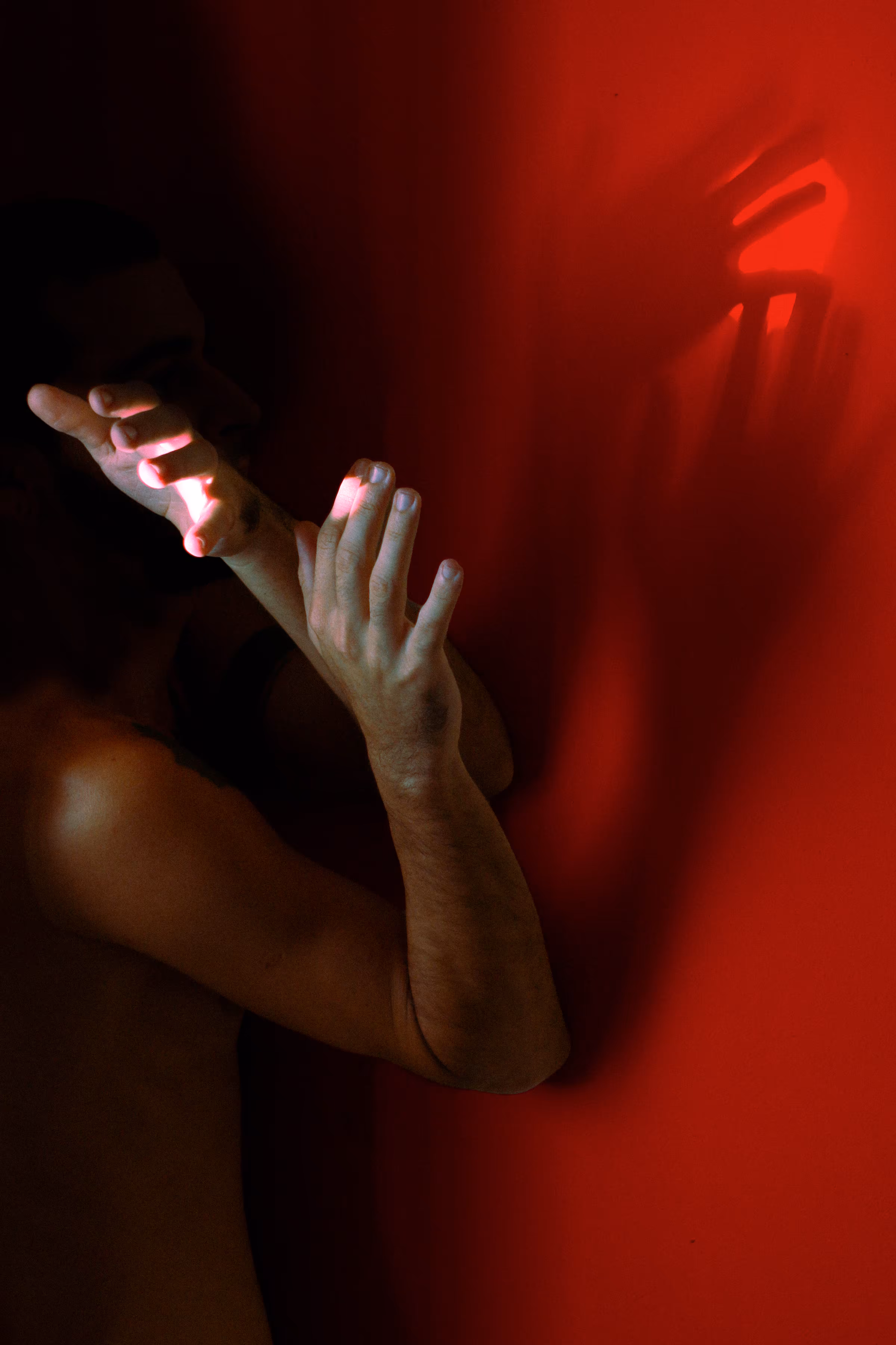 Hands Playing Butterflies