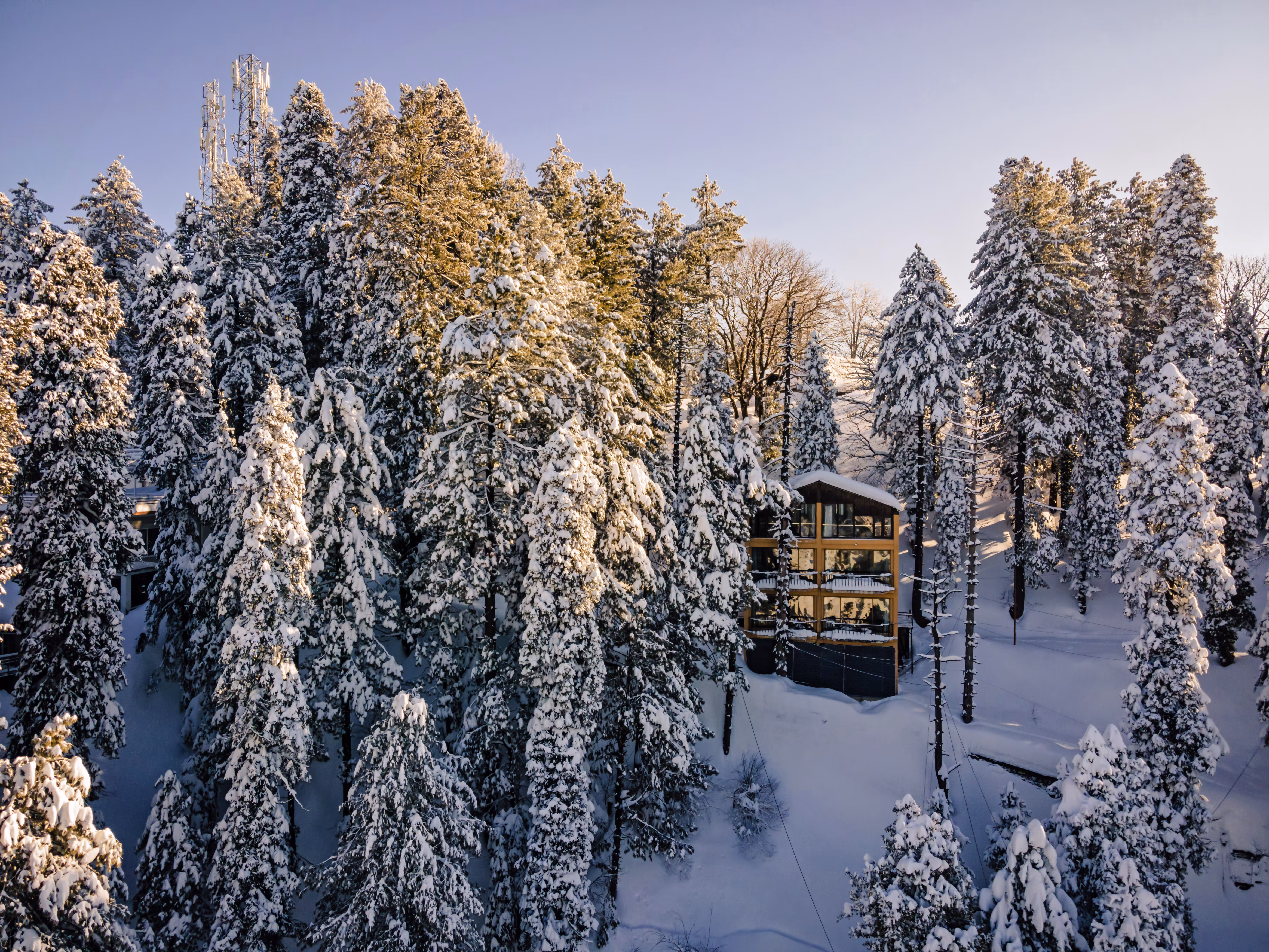First light after Snow storm
