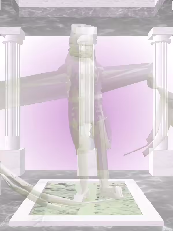 HeavenComputer: The Fading Drunk Matte Green Man #6374