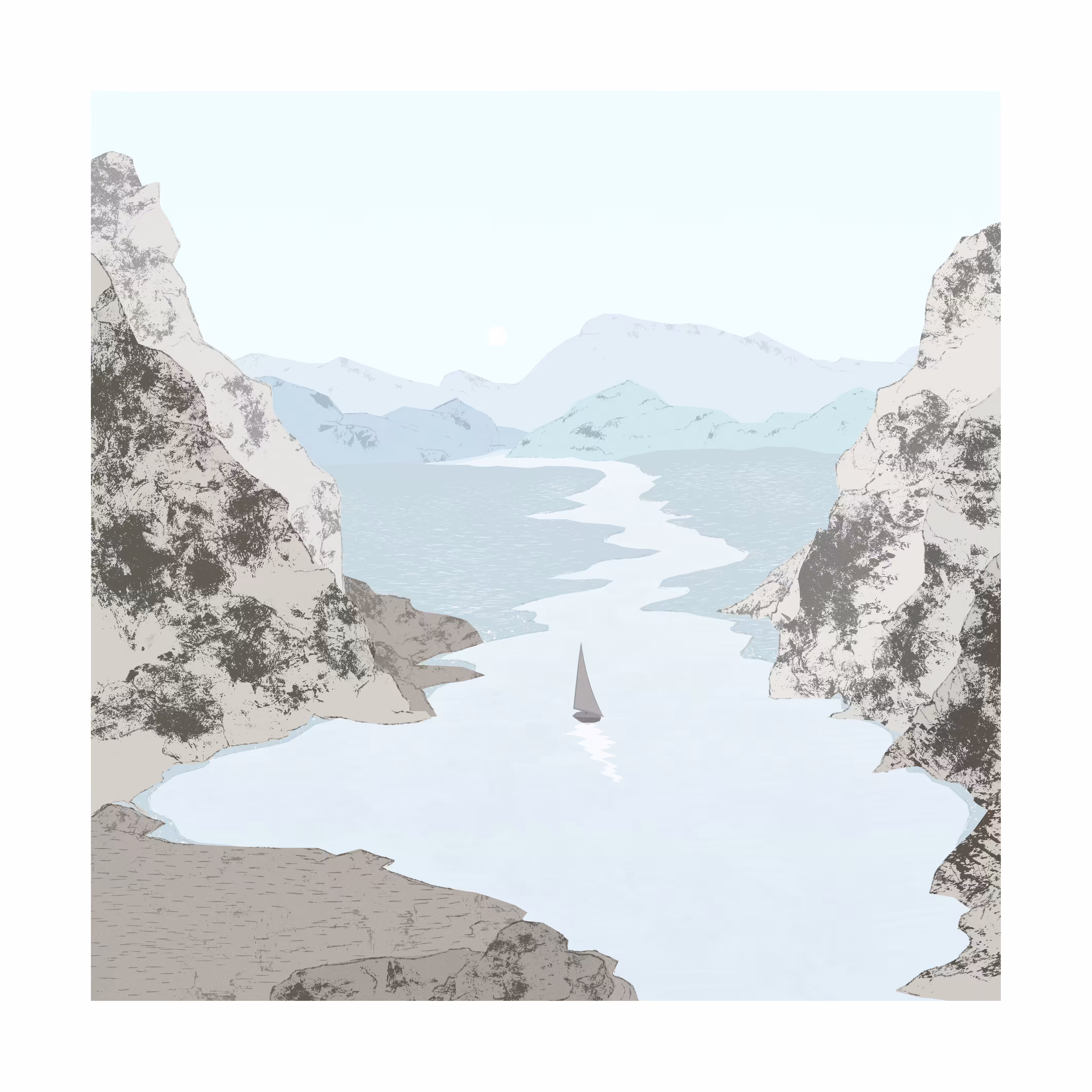 The River Through The Mountains