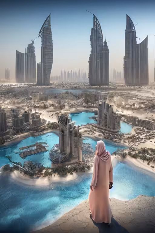 Oasis in The Desert