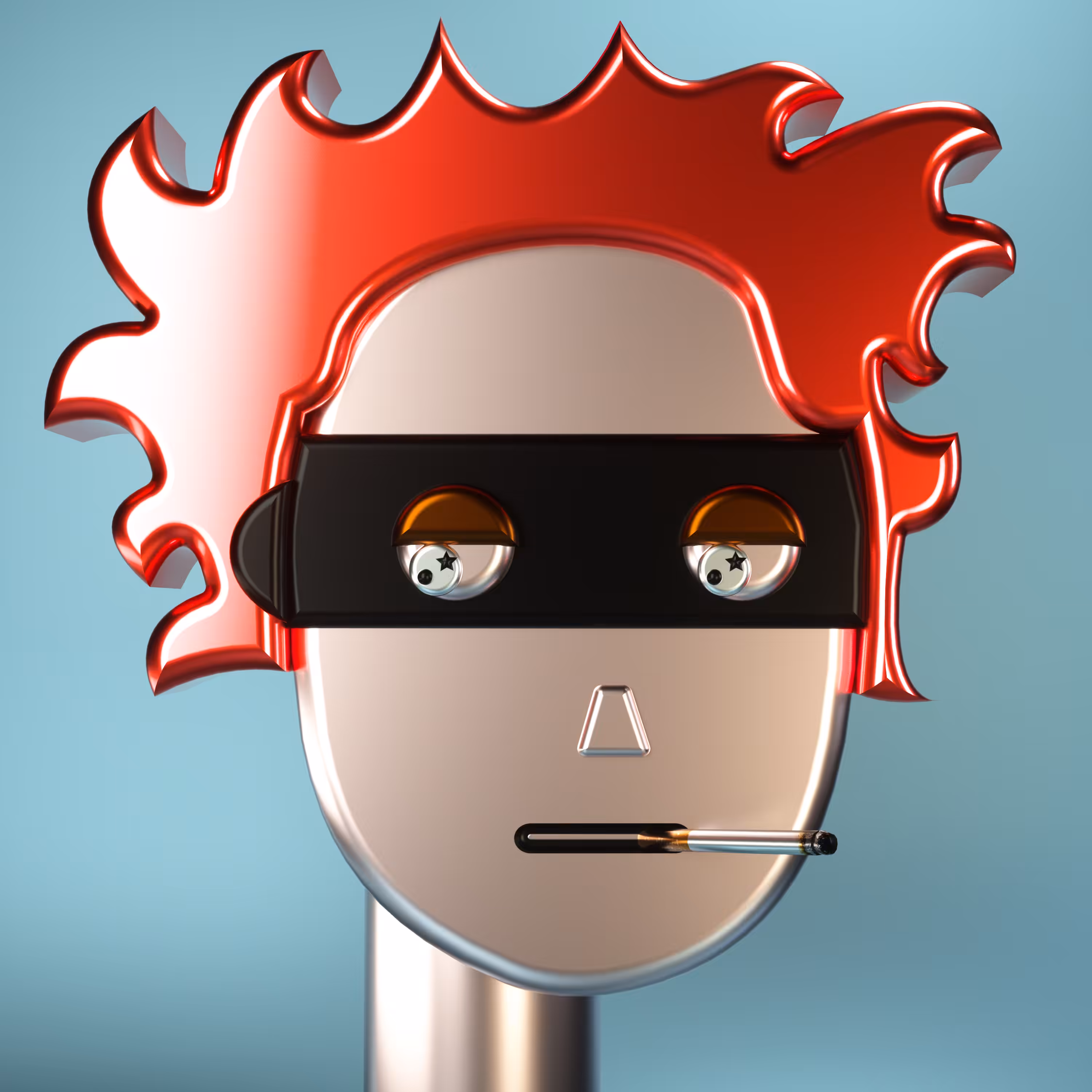 3D Chrome Punk #0391