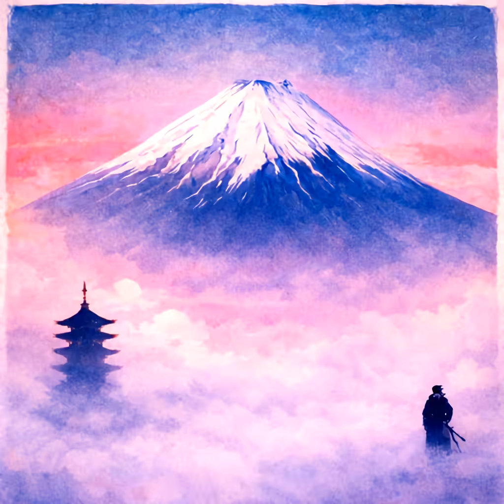 Simple Fuji Art: Silent Summit