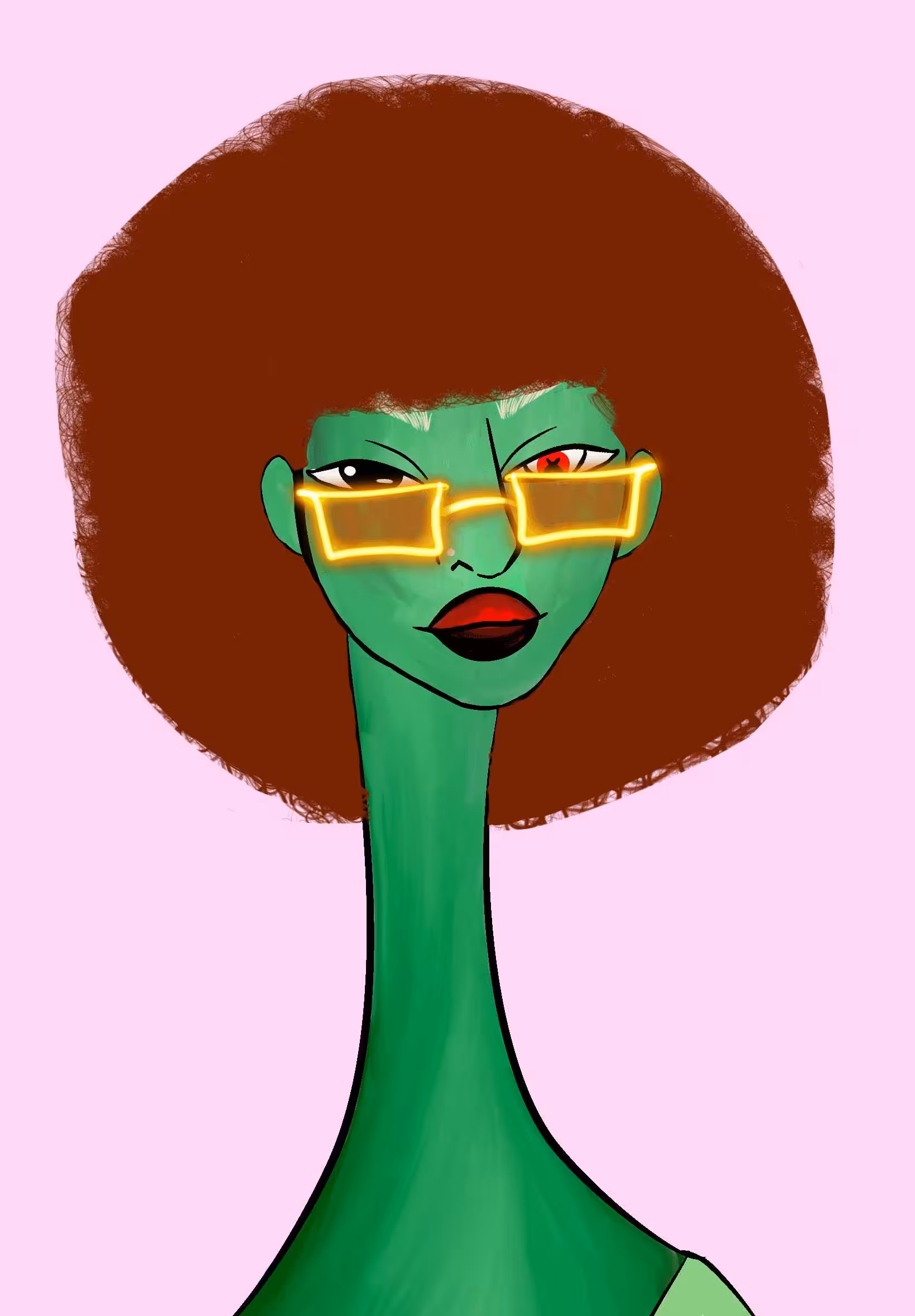 Long Neckie Ladies: Long Neckie Lady #1882