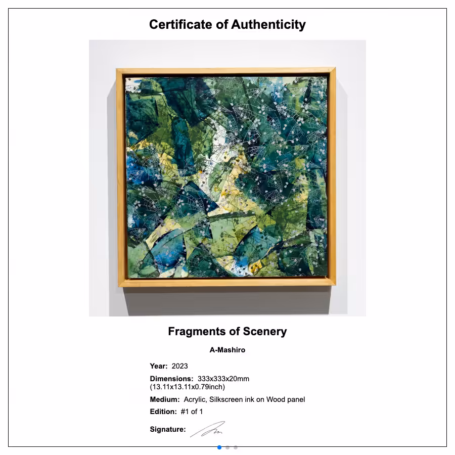 Fragments of Scenery