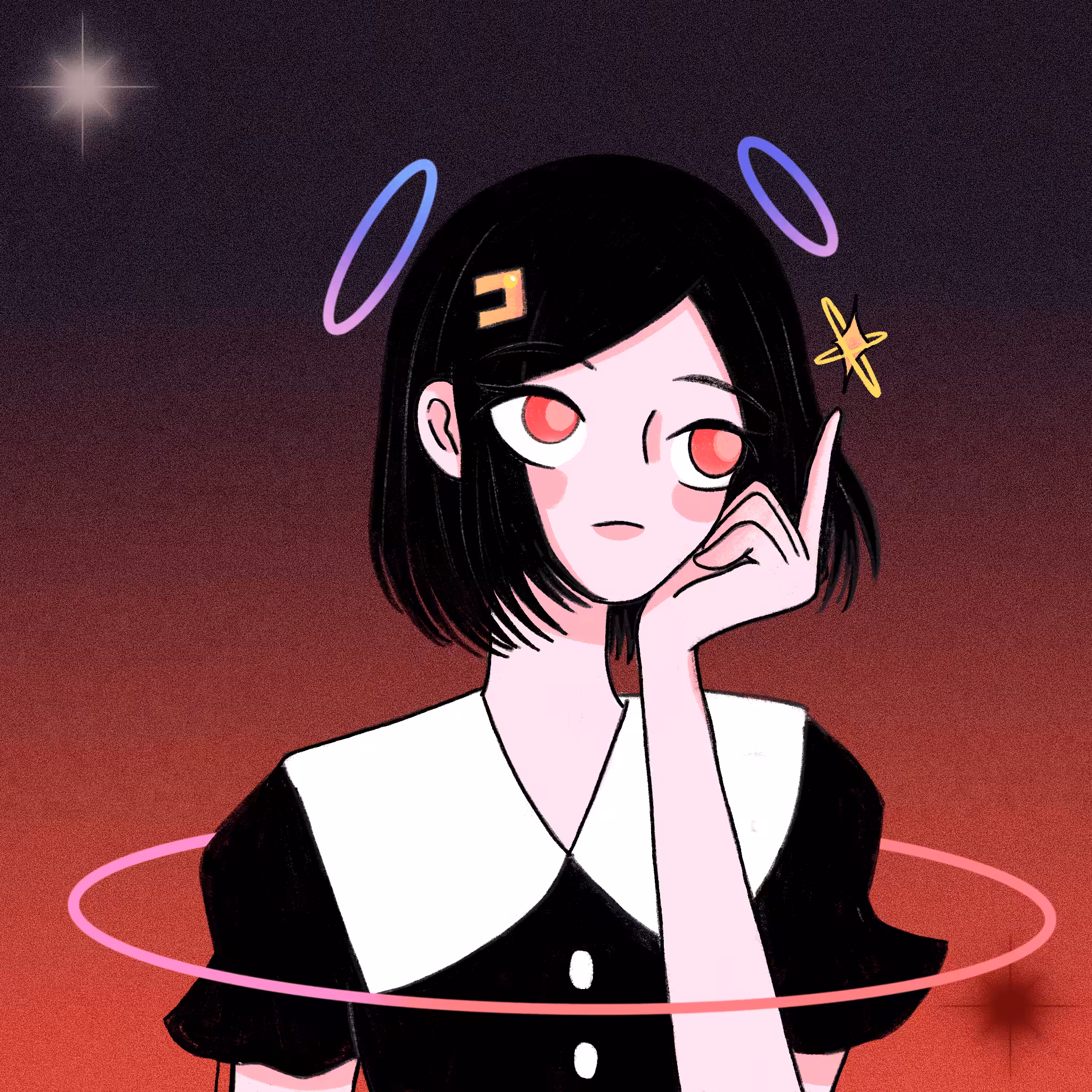 girl interested No.1 - stars