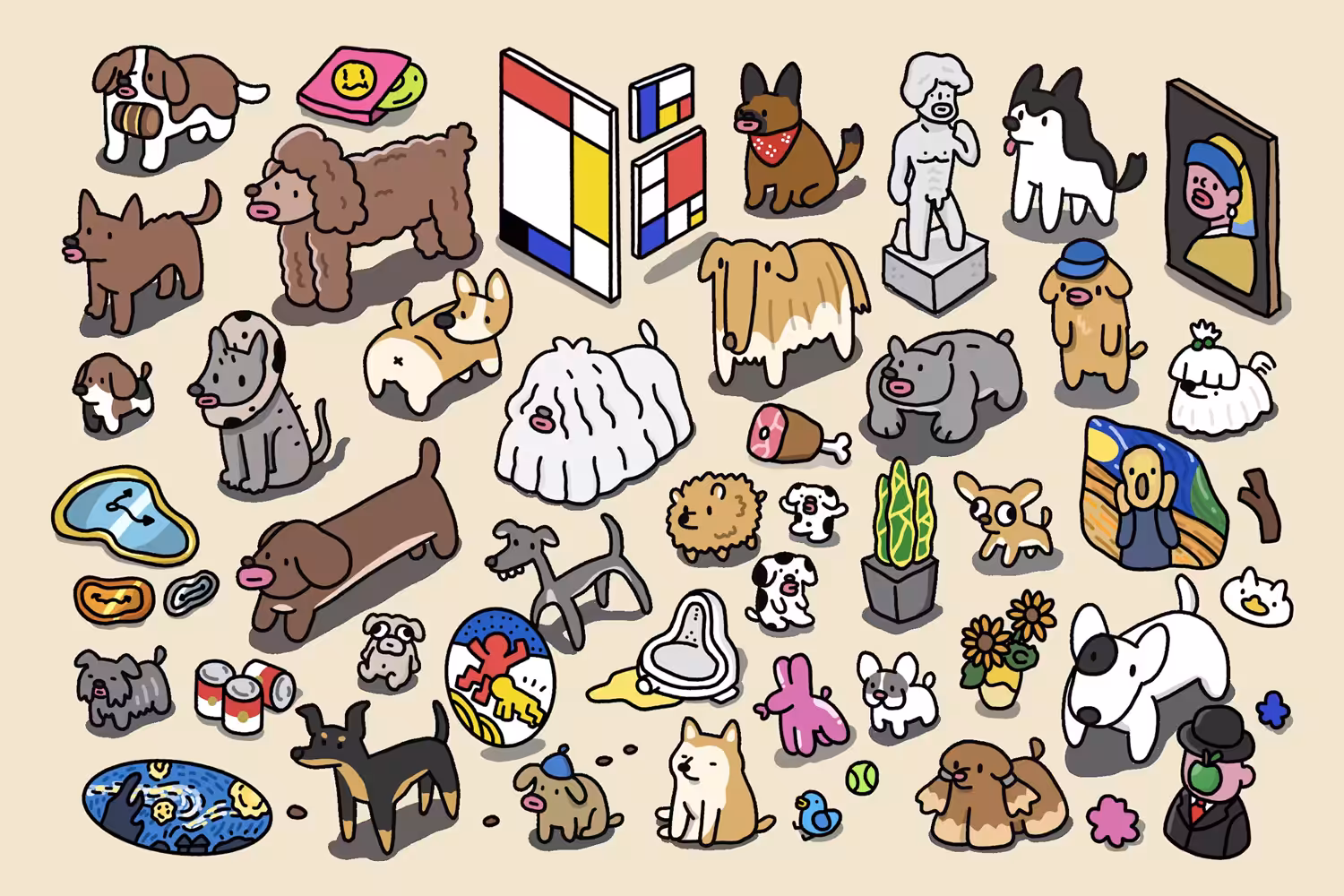 Dog Love Art .