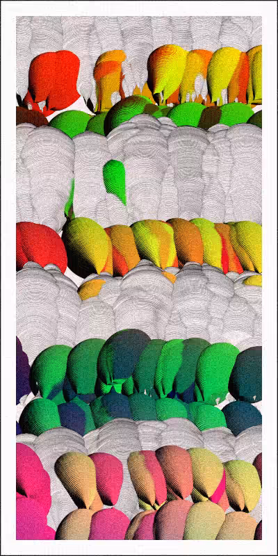 Balloon Field on Clouds #36