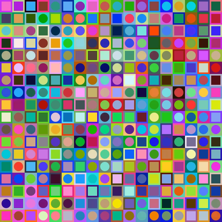 Square Dot Composition #313
