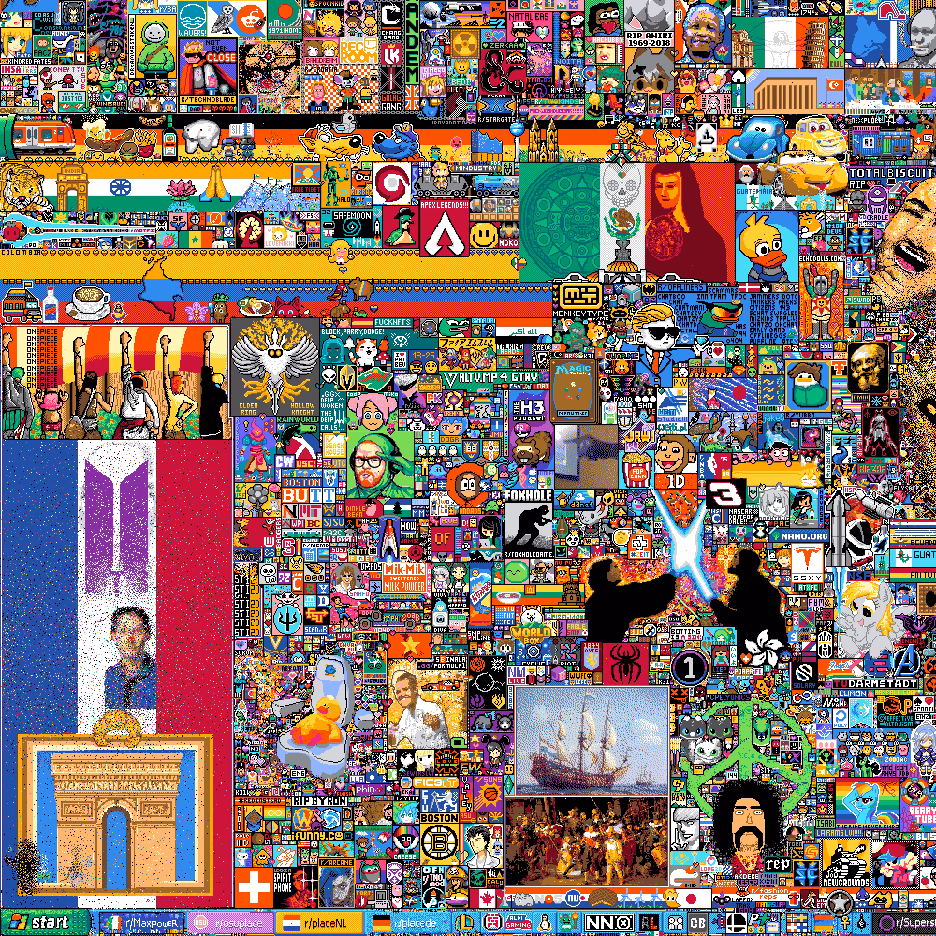 Reddit Place Contest Pixelart #3