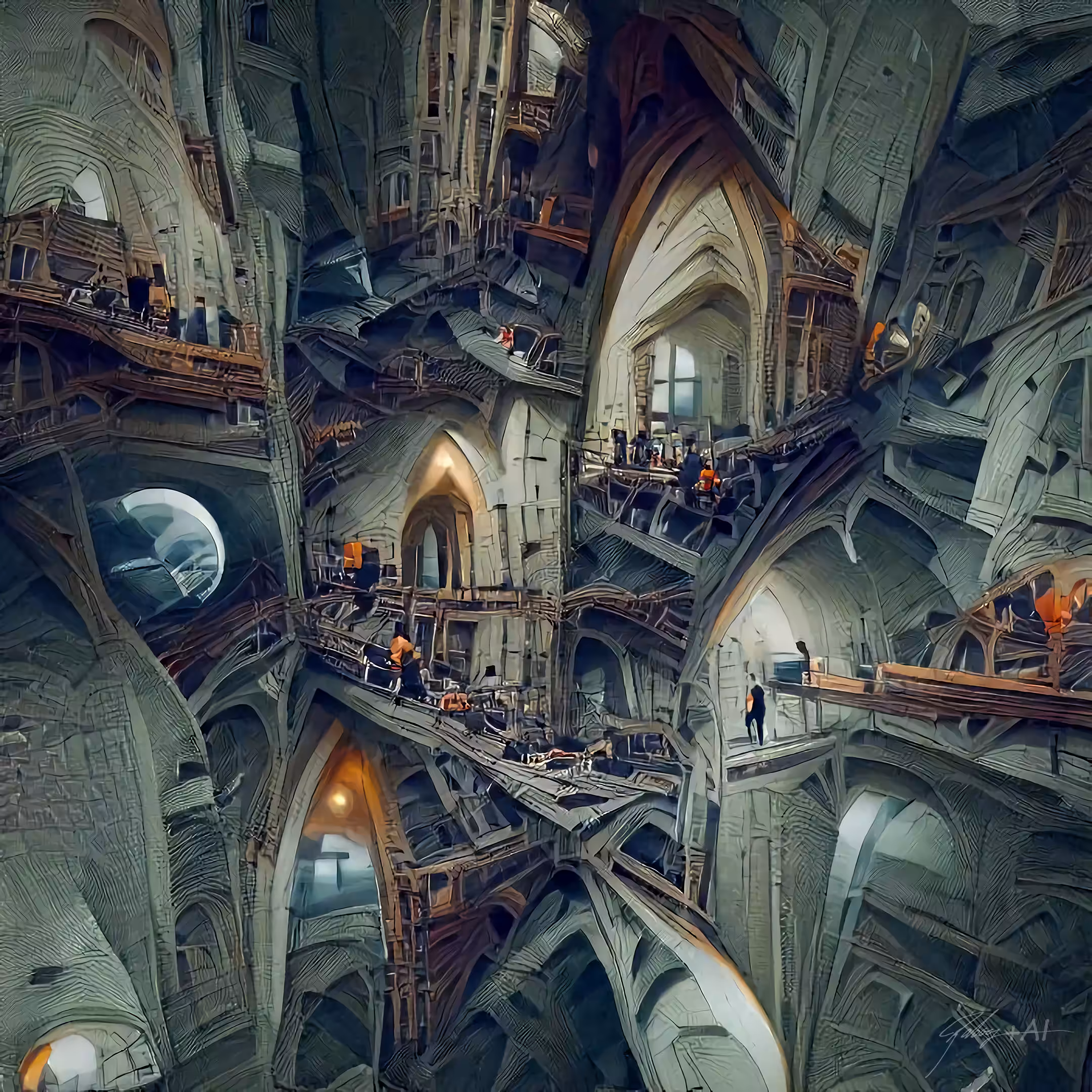 4 dimensional Gothic church