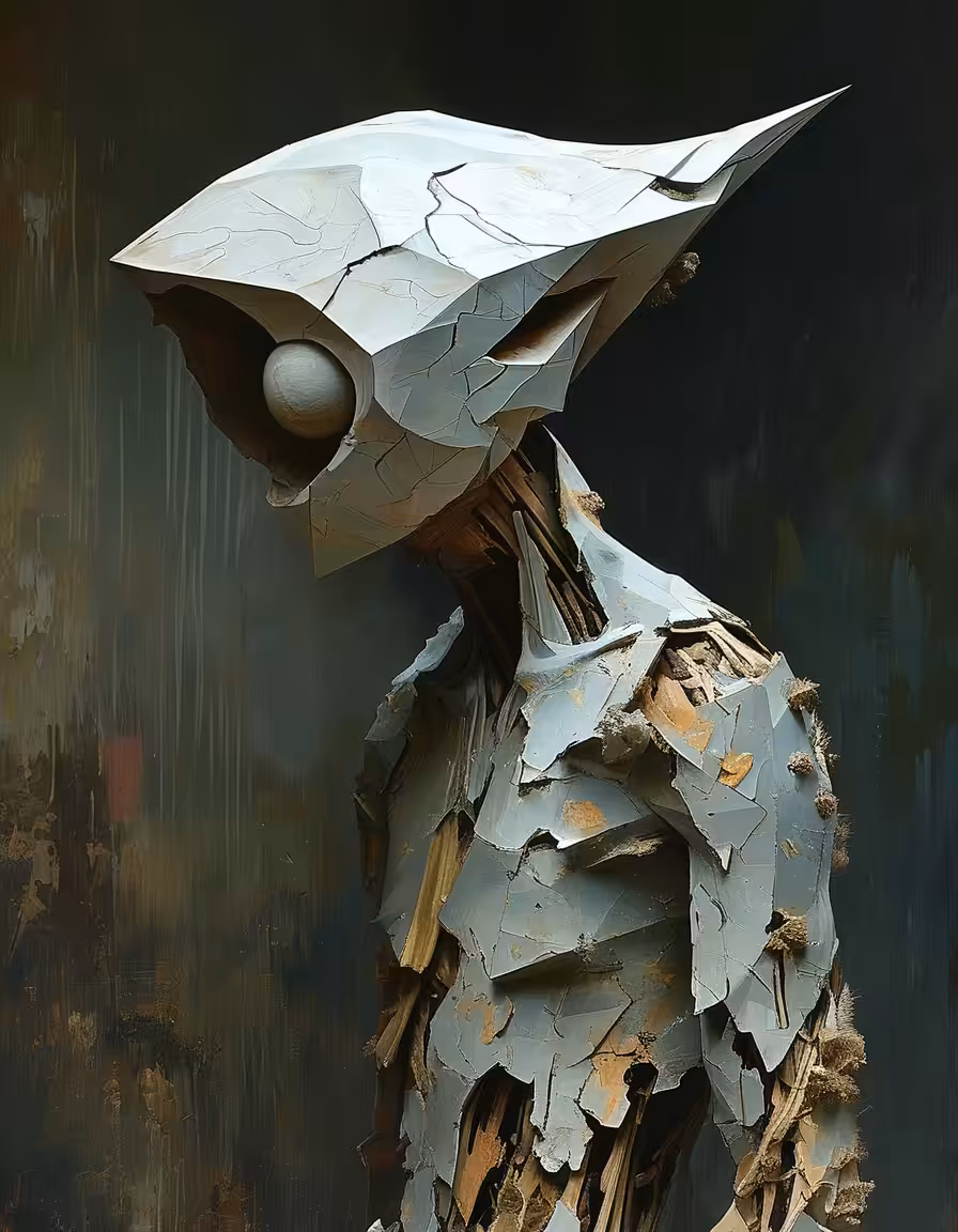 Fragments of a forgotten being.