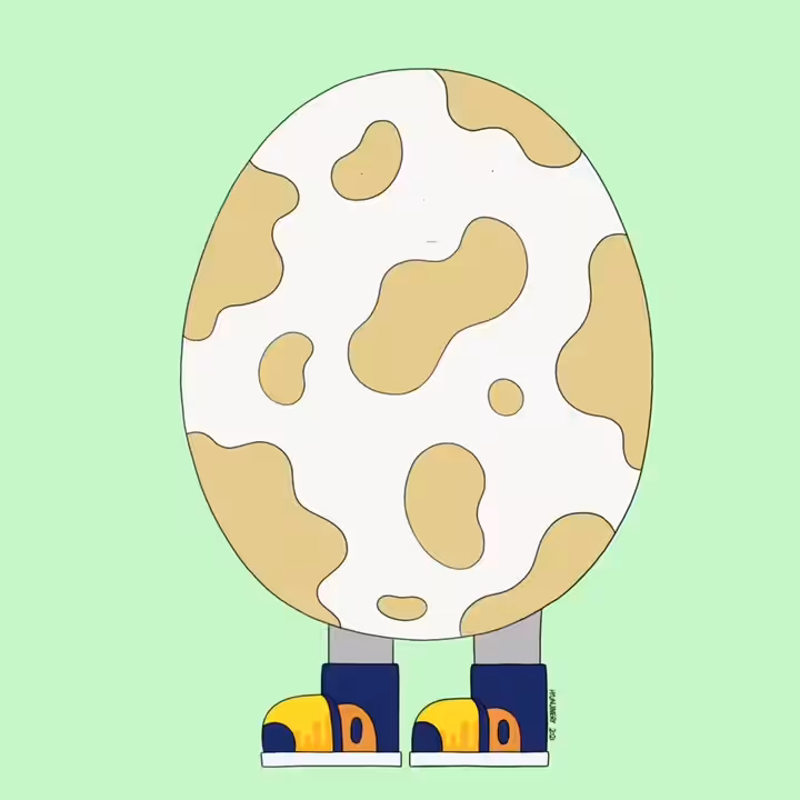 Not an egg. I'm grown-up!