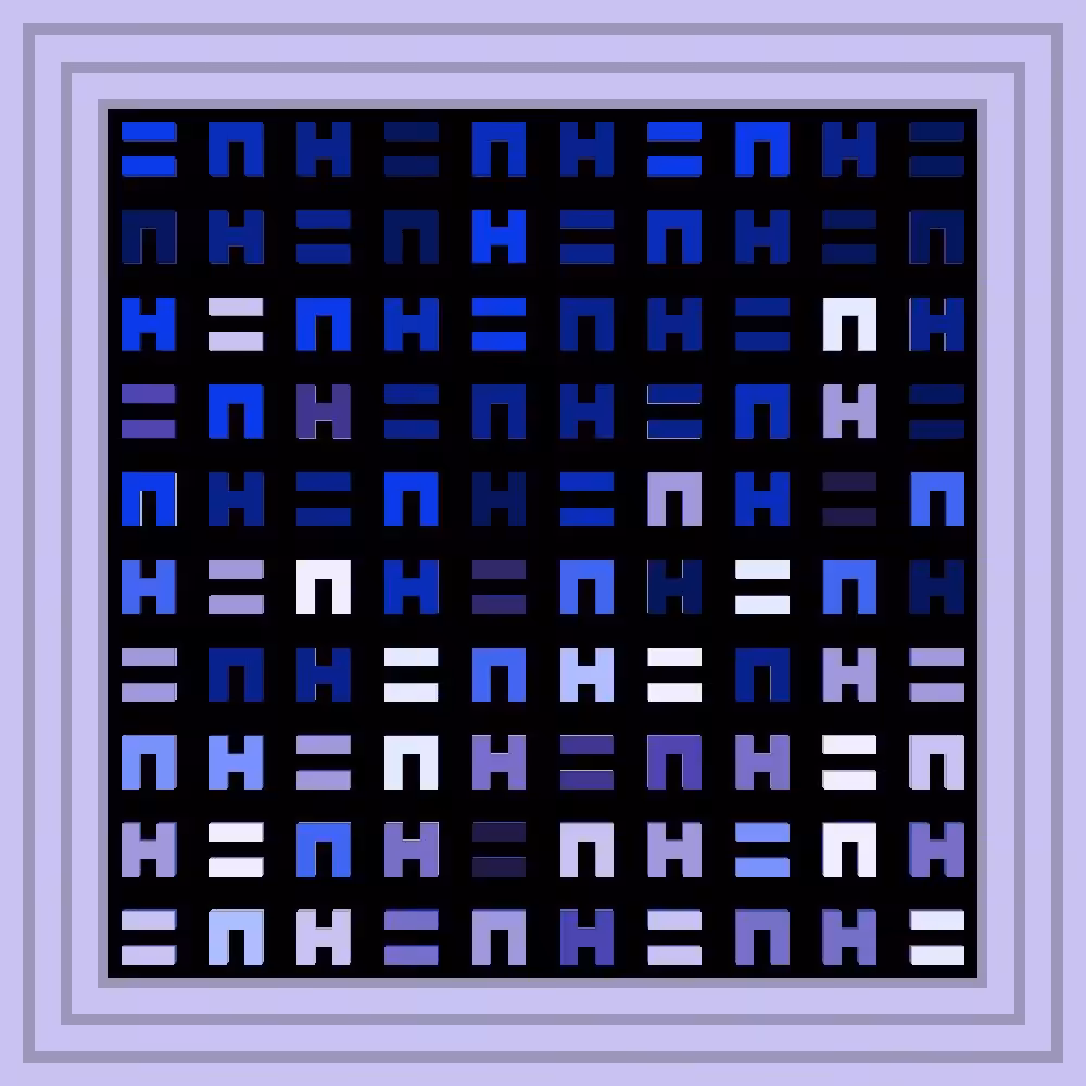 ktorn likes blueeeeeeeeeeeeeeeeeeeee :: Procedural Symbols (H=N) #545/1000