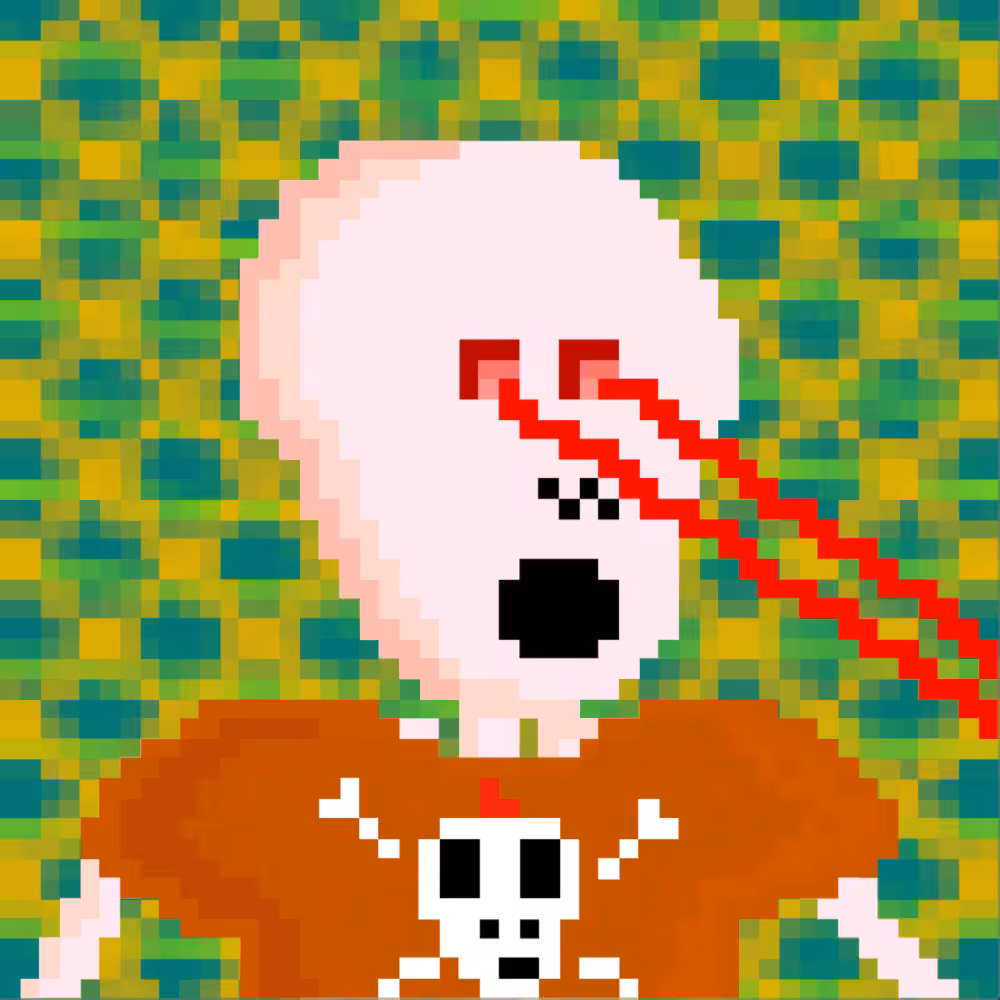 PIXEL SKULLETTI 1 #105