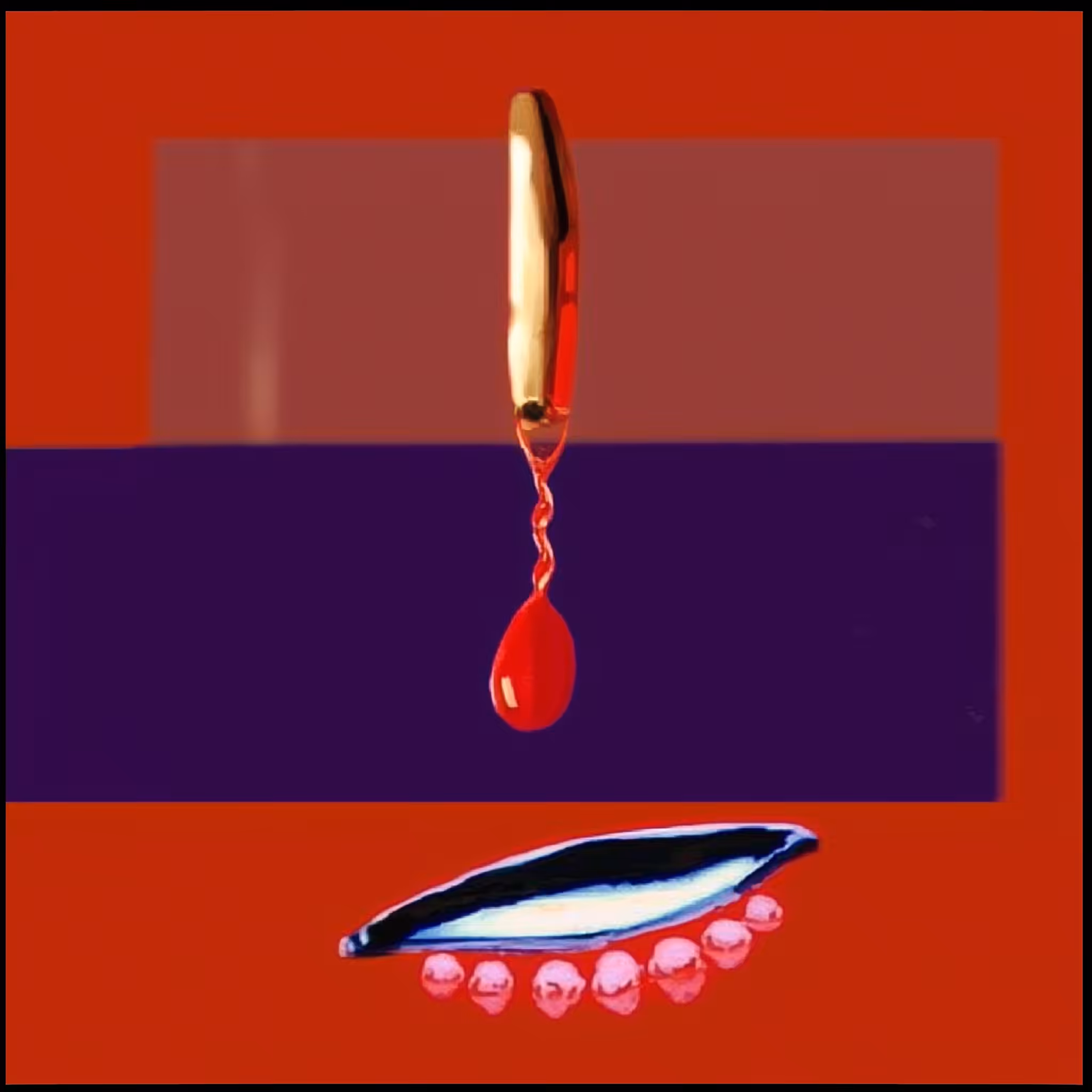...lipstick on the beach.