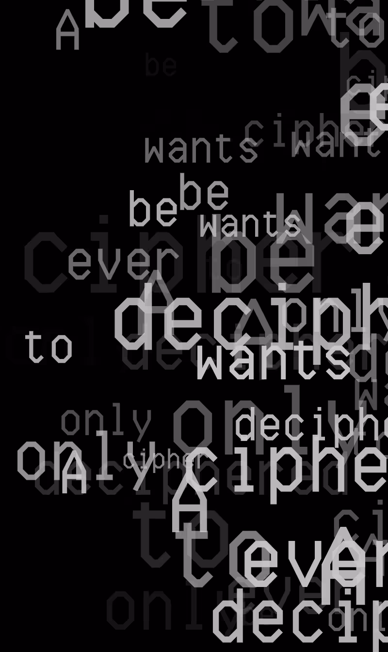CRYPTIC POEMS #122 | AOLS #609