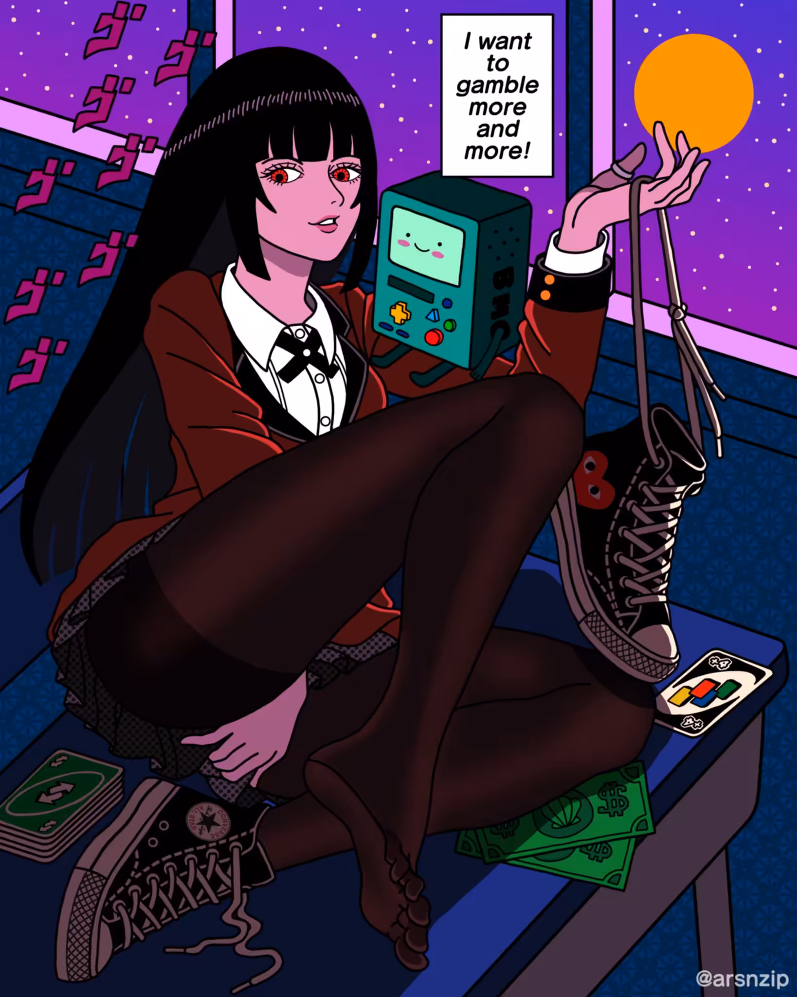 [Midnight ver.] How to Royal Flush?